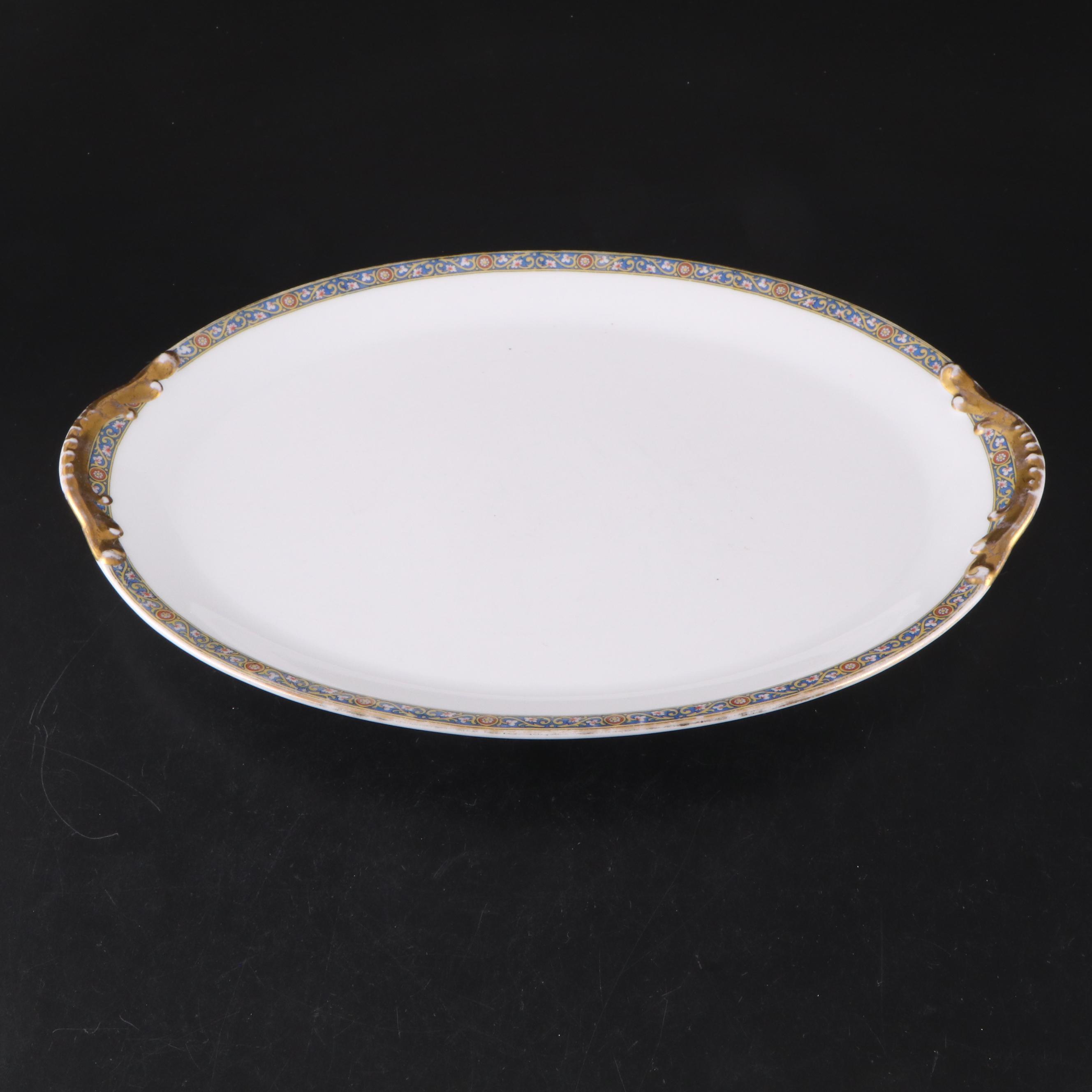 Haviland, Vignaud Porcelain Plates and More Continental Gilt Porcelain Dishes