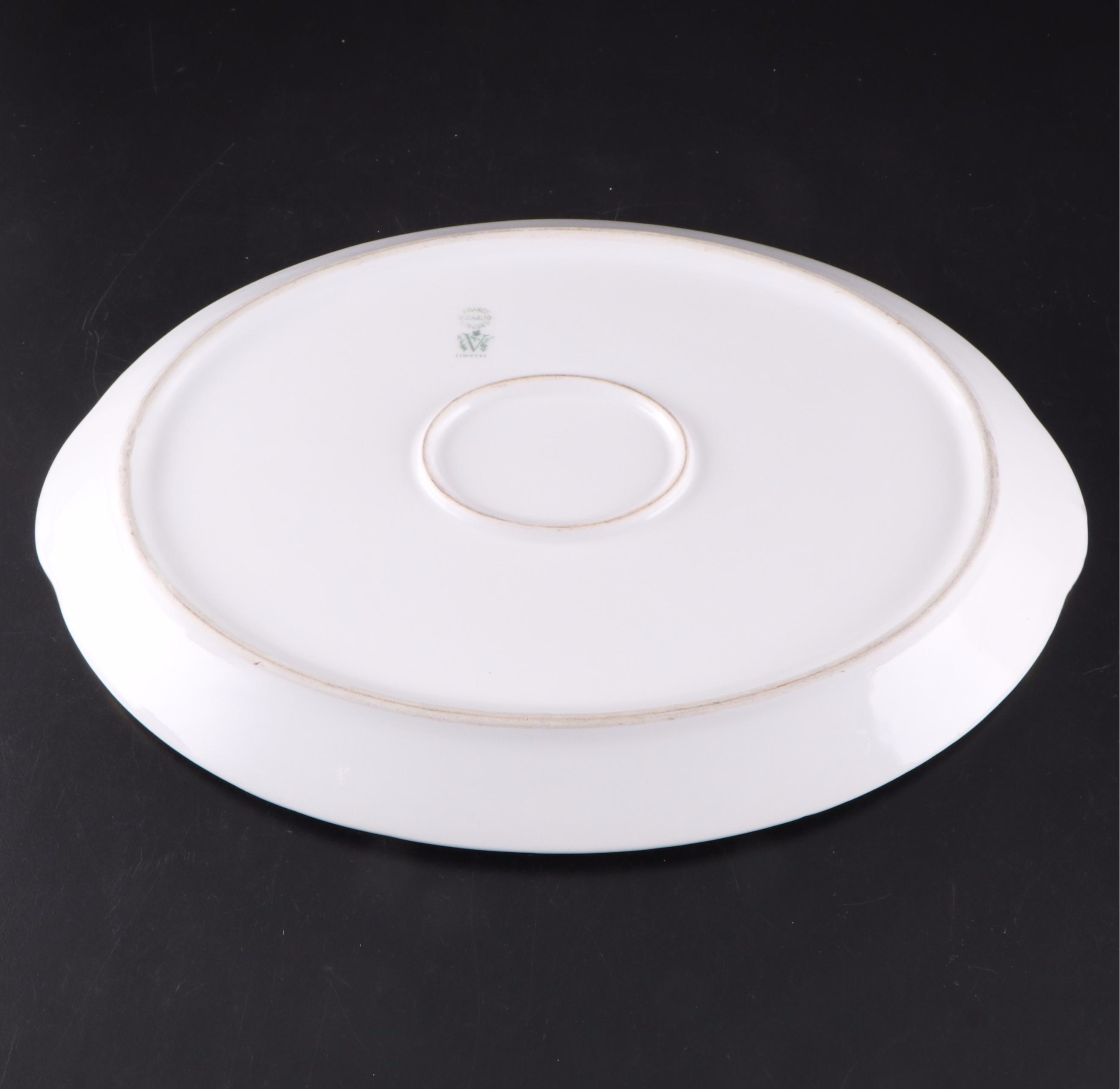 Haviland, Vignaud Porcelain Plates and More Continental Gilt Porcelain Dishes