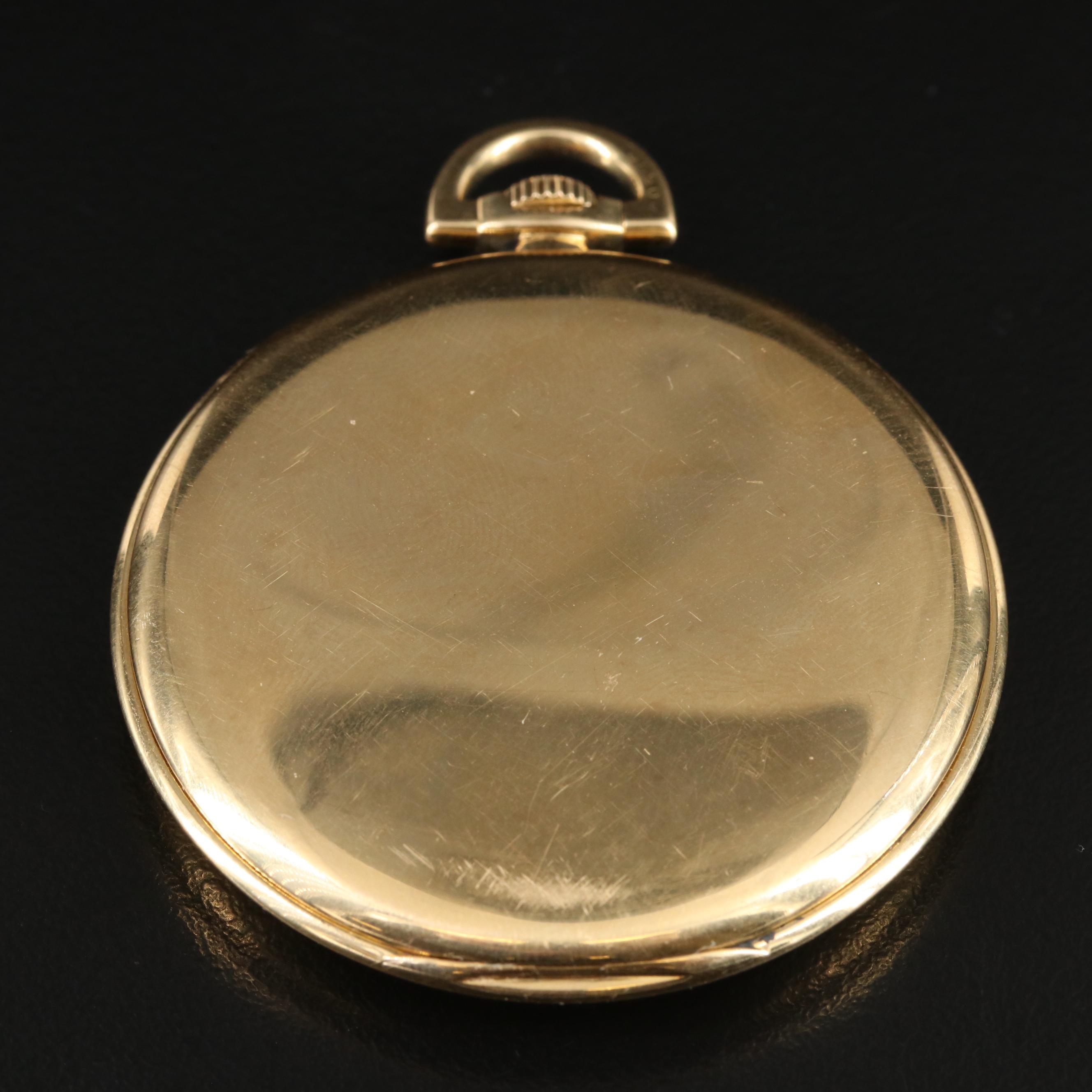 Vintage Cartier 18K Pocket Watch with IWC Movement