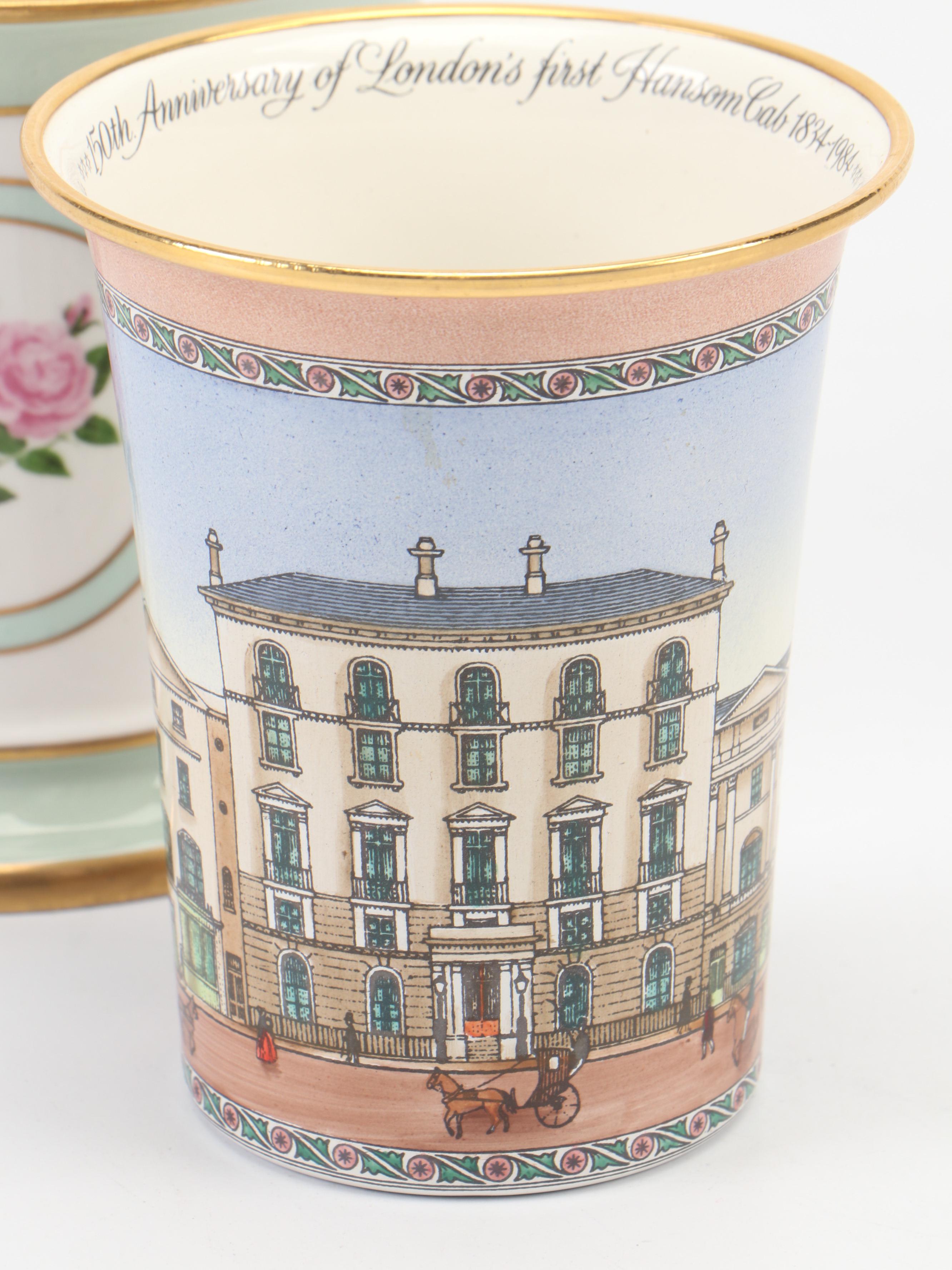 Halcyon Days Porcelain and Enamel Vases, Late 20th Century