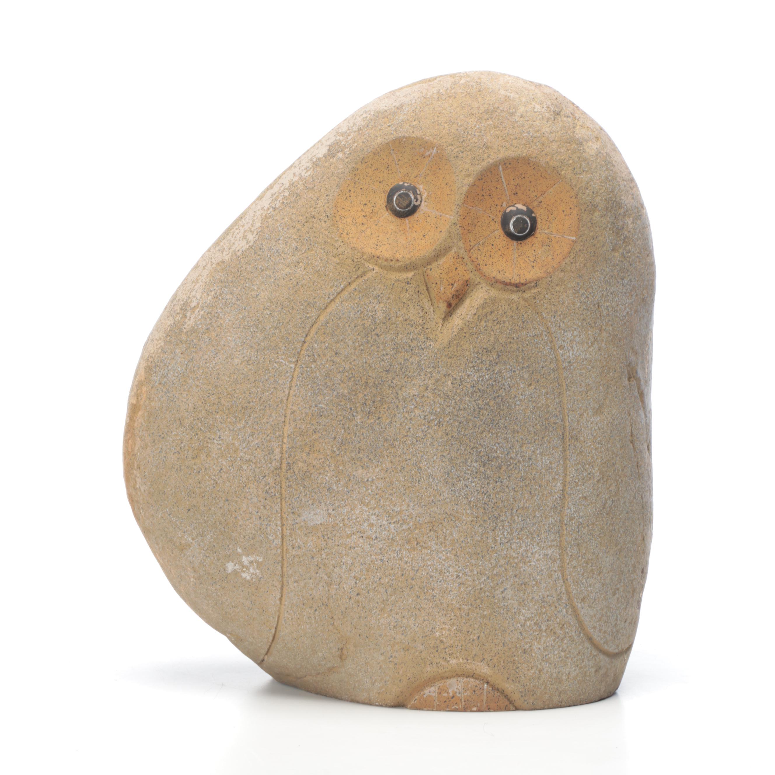 Owl Shape Ceramic Garden Statue