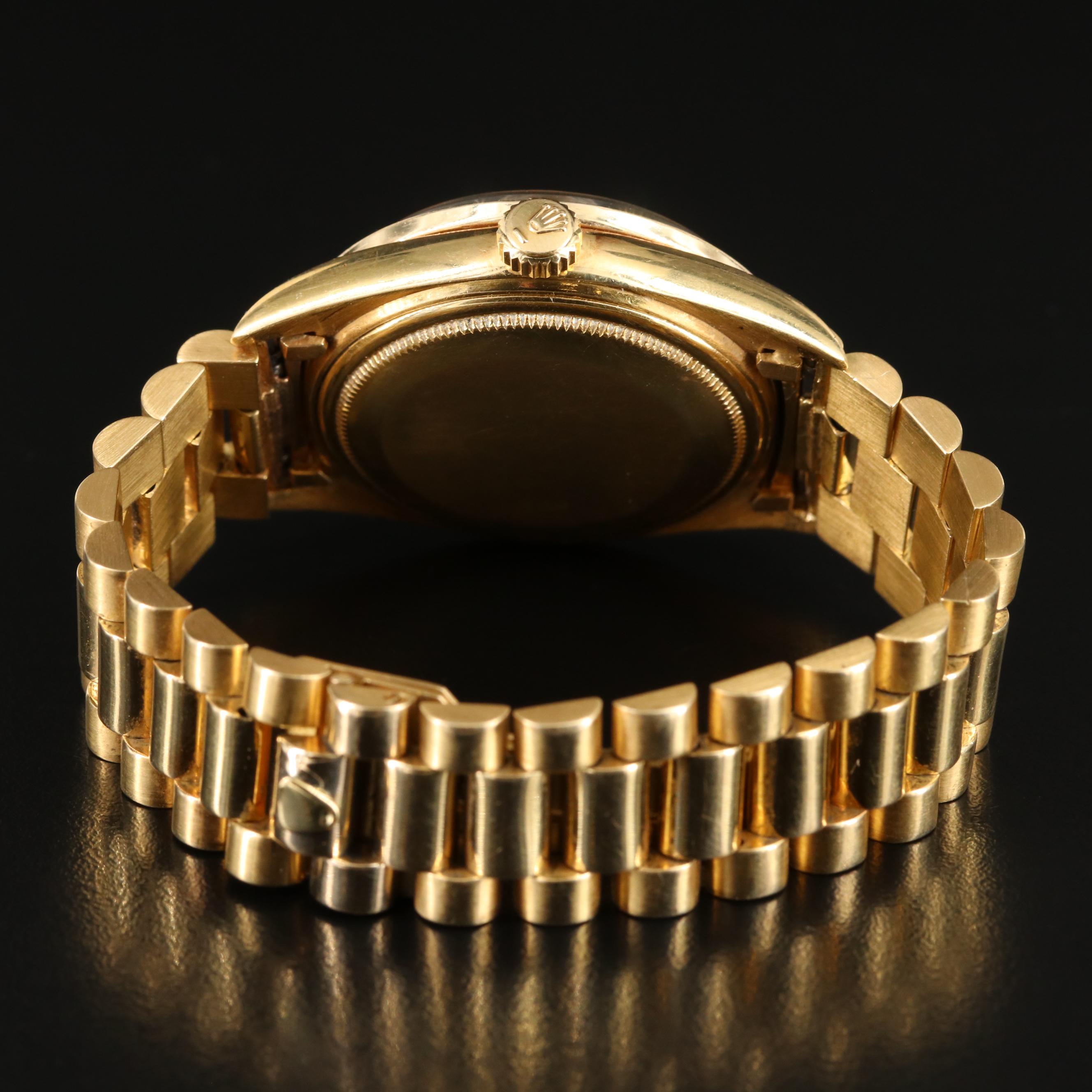 1959 Rolex Custom Diamond Bezel Day-Date Watch