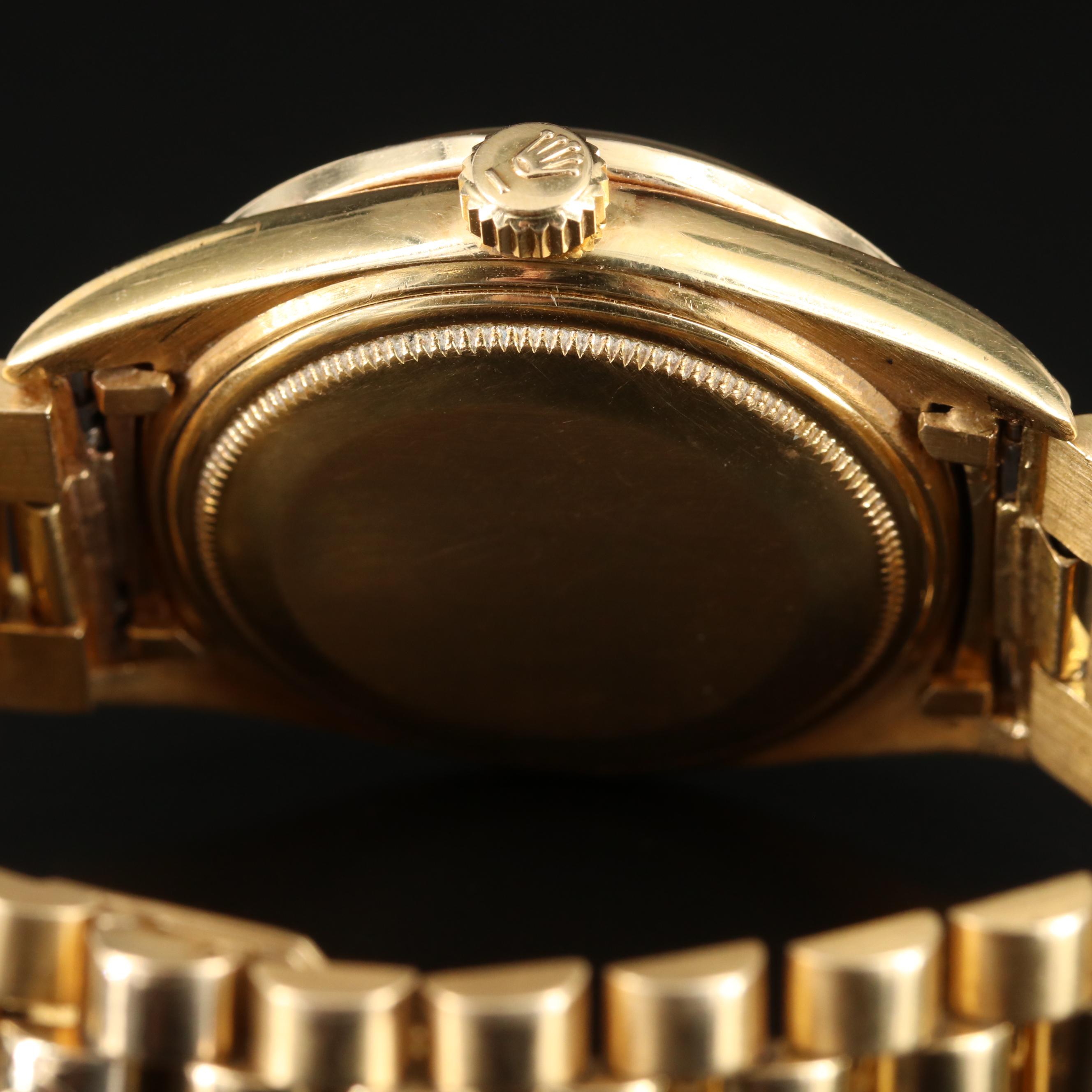 1959 Rolex Custom Diamond Bezel Day-Date Watch