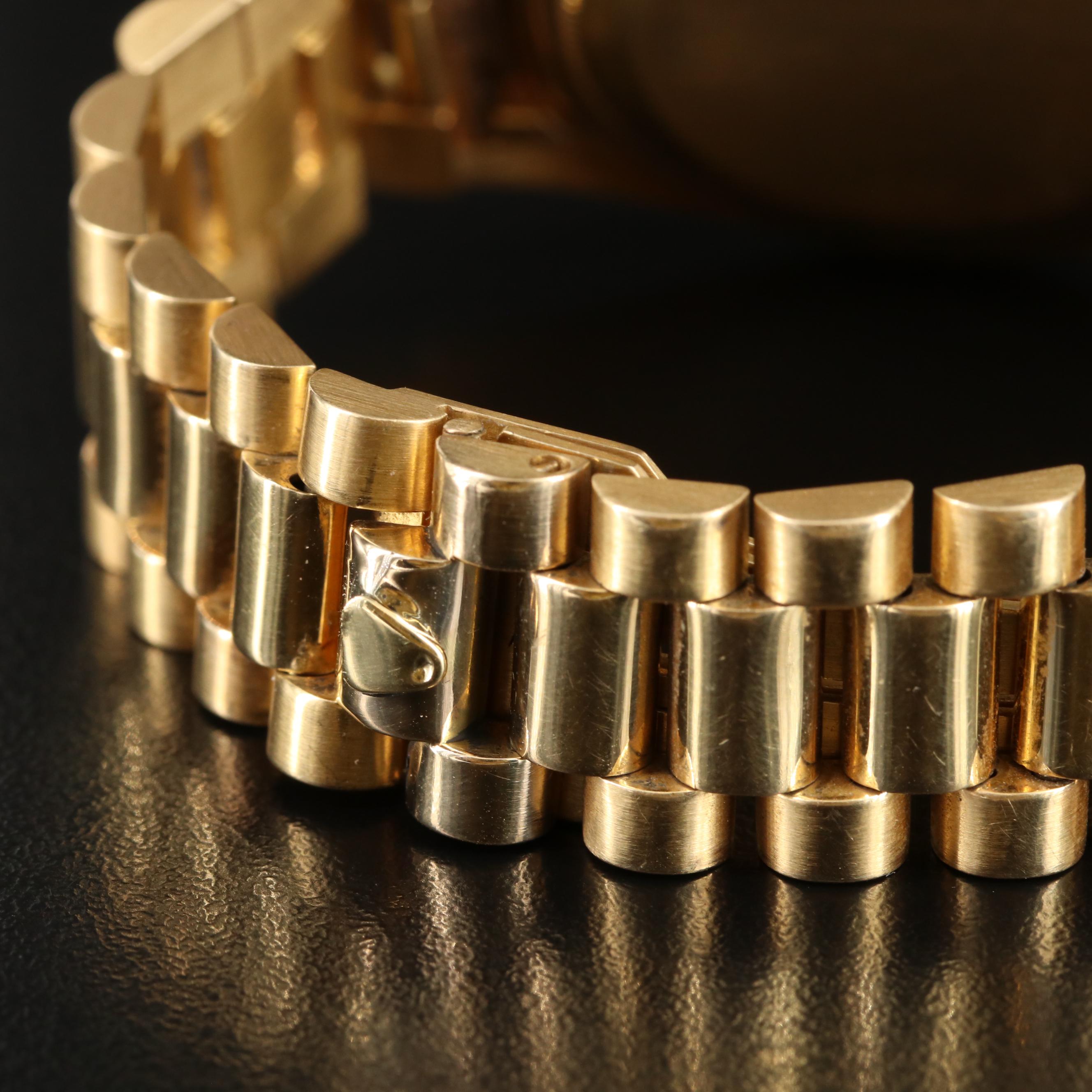 1959 Rolex Custom Diamond Bezel Day-Date Watch