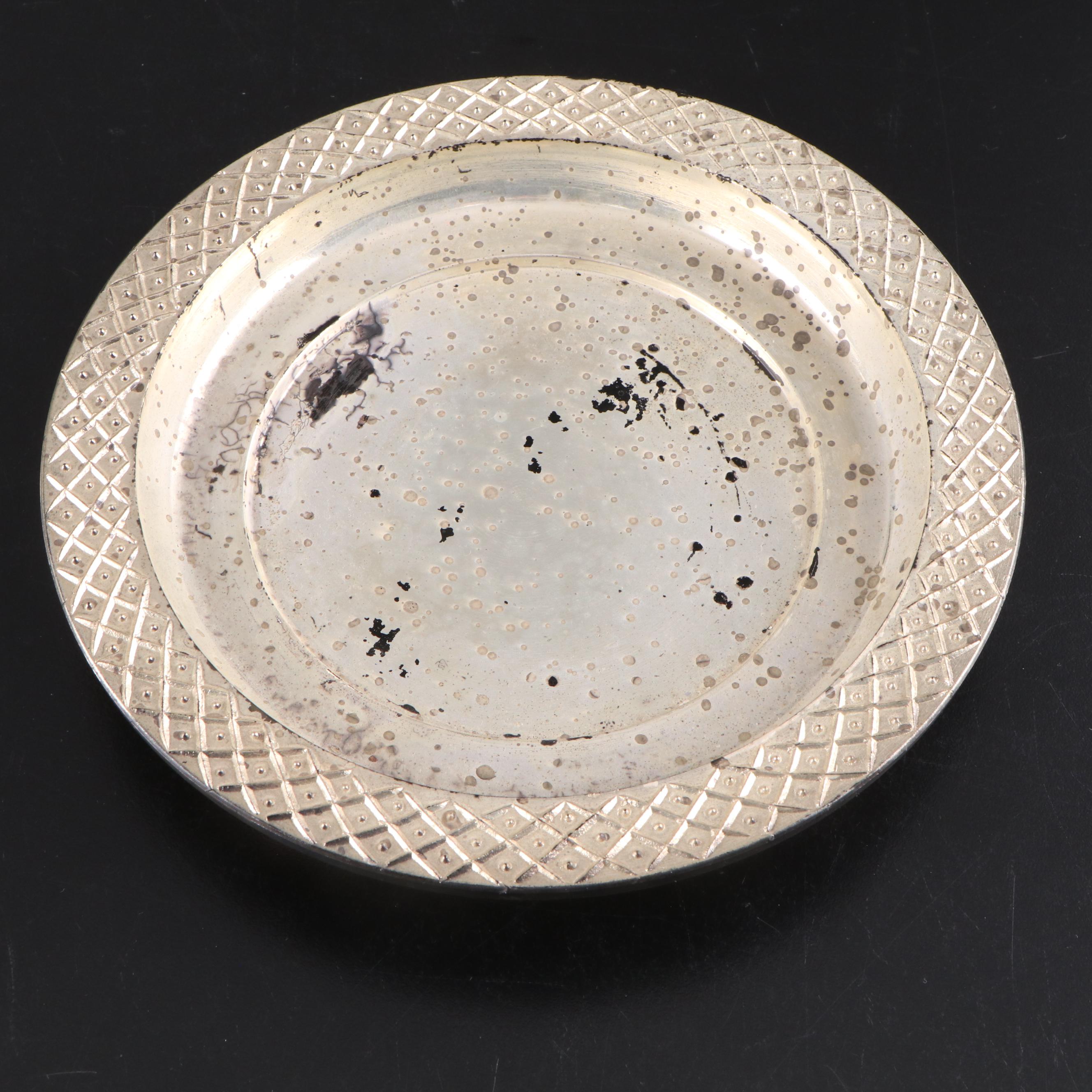 Filigree Motif Mirrored Candle Holders