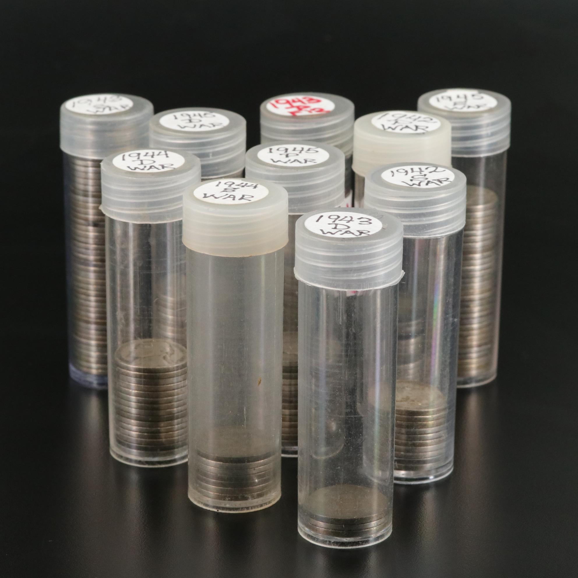 Collection of WWII Silver Jefferson Nickels