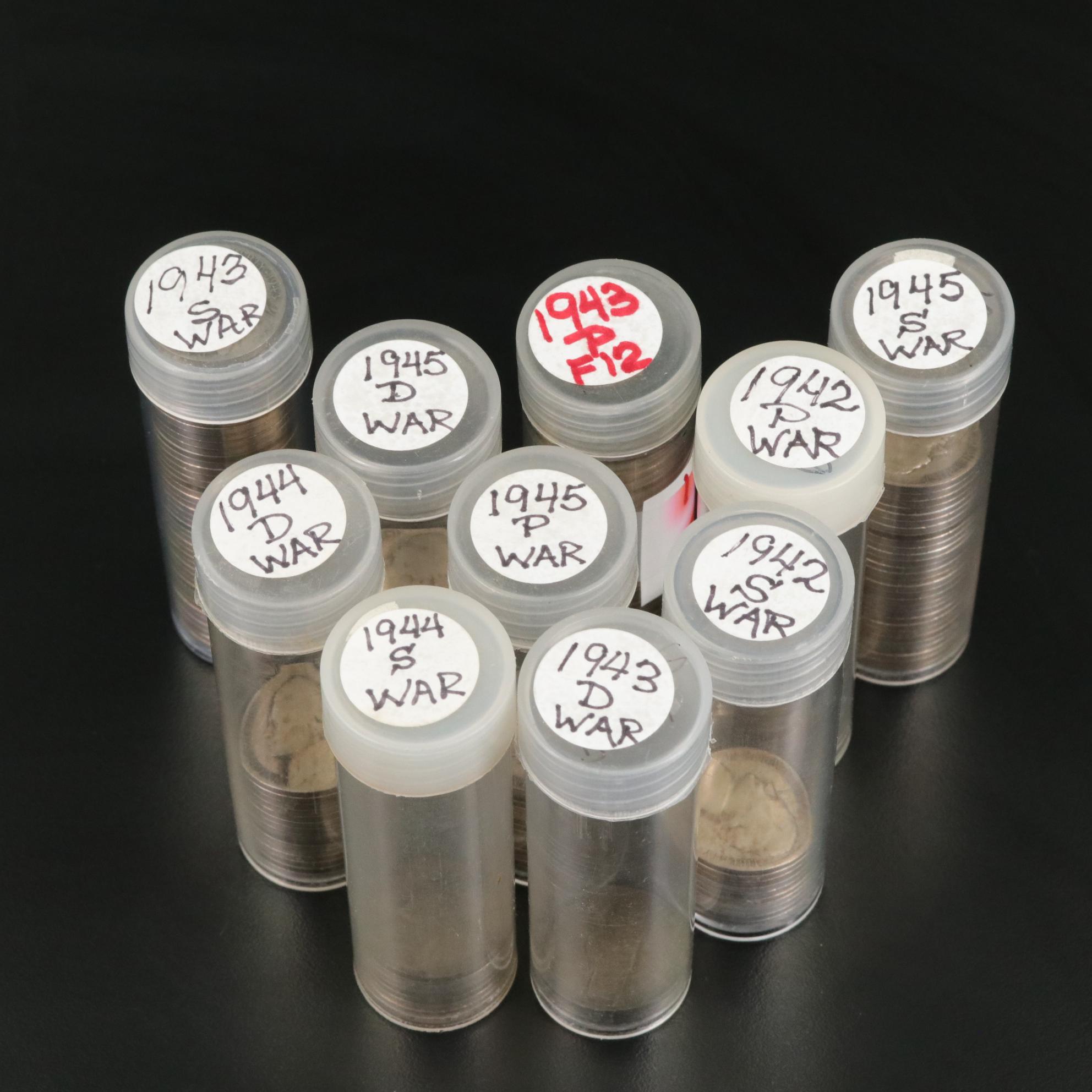 Collection of WWII Silver Jefferson Nickels