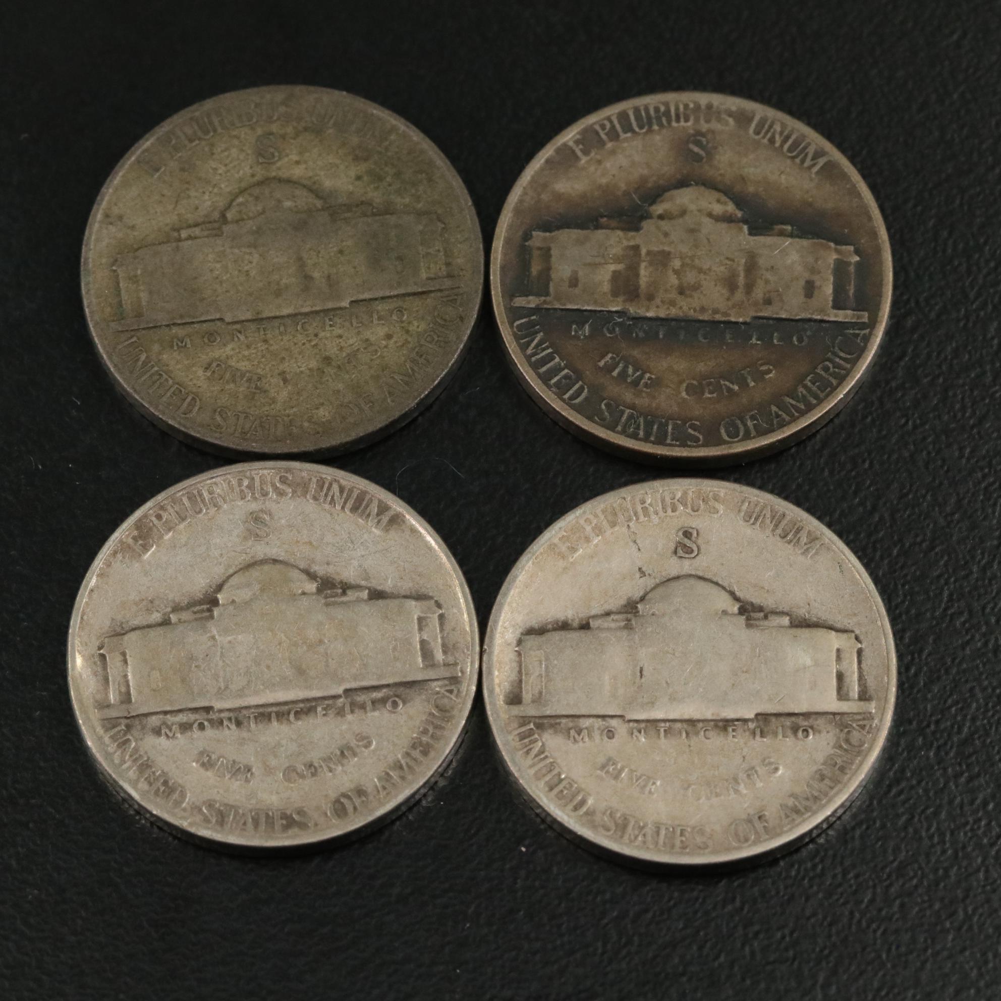 Collection of WWII Silver Jefferson Nickels