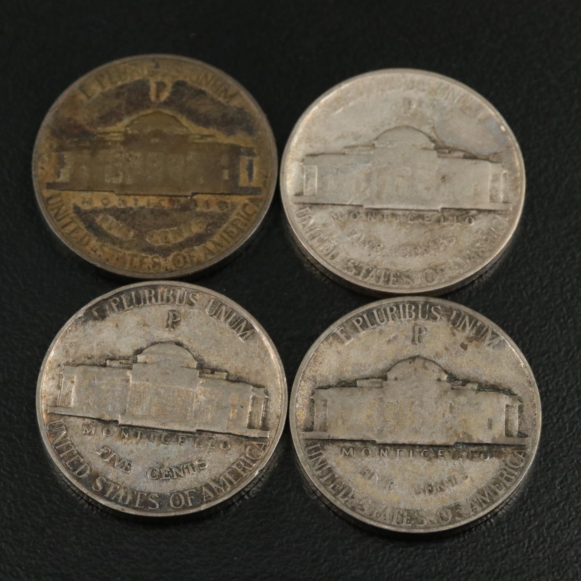 Collection of WWII Silver Jefferson Nickels
