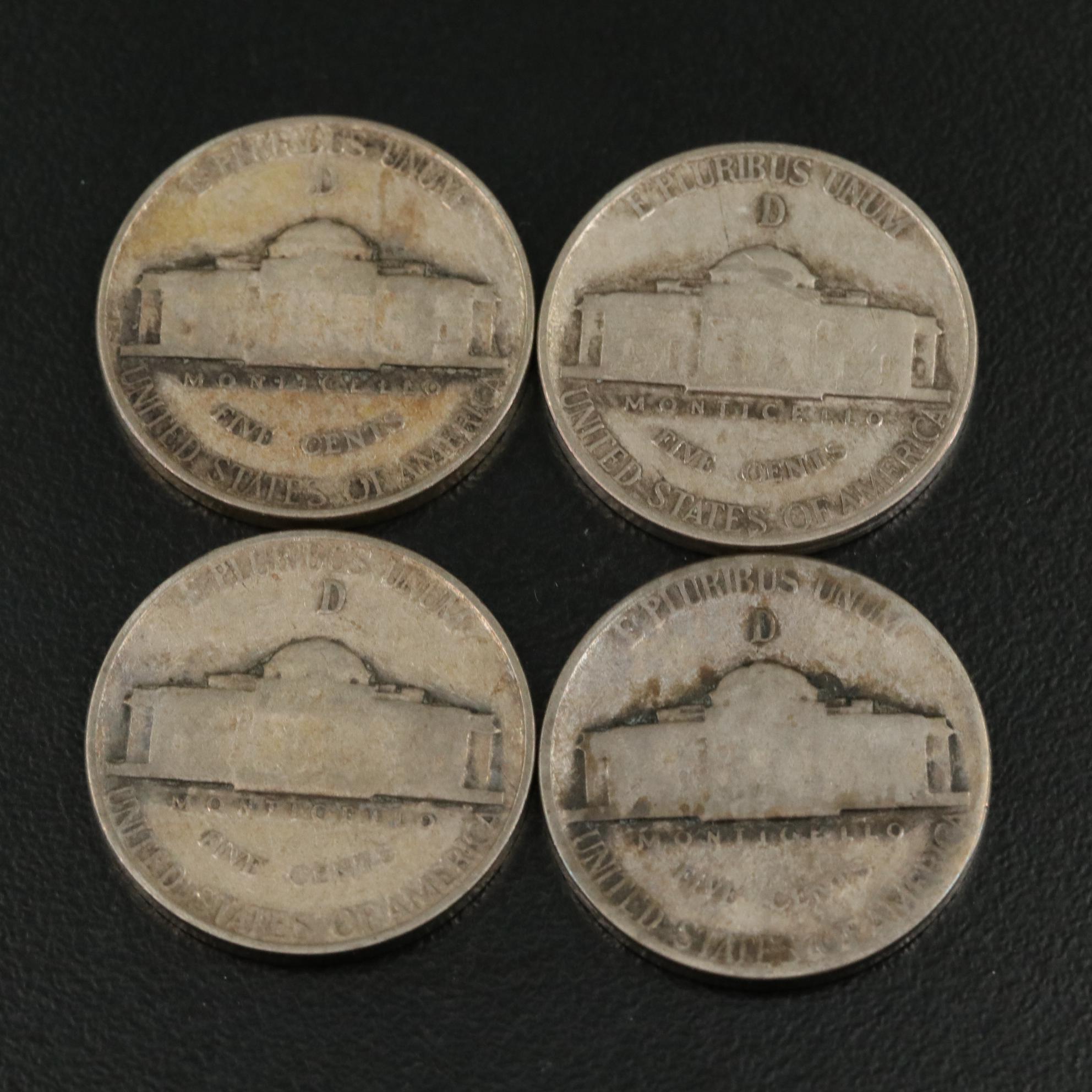 Collection of WWII Silver Jefferson Nickels