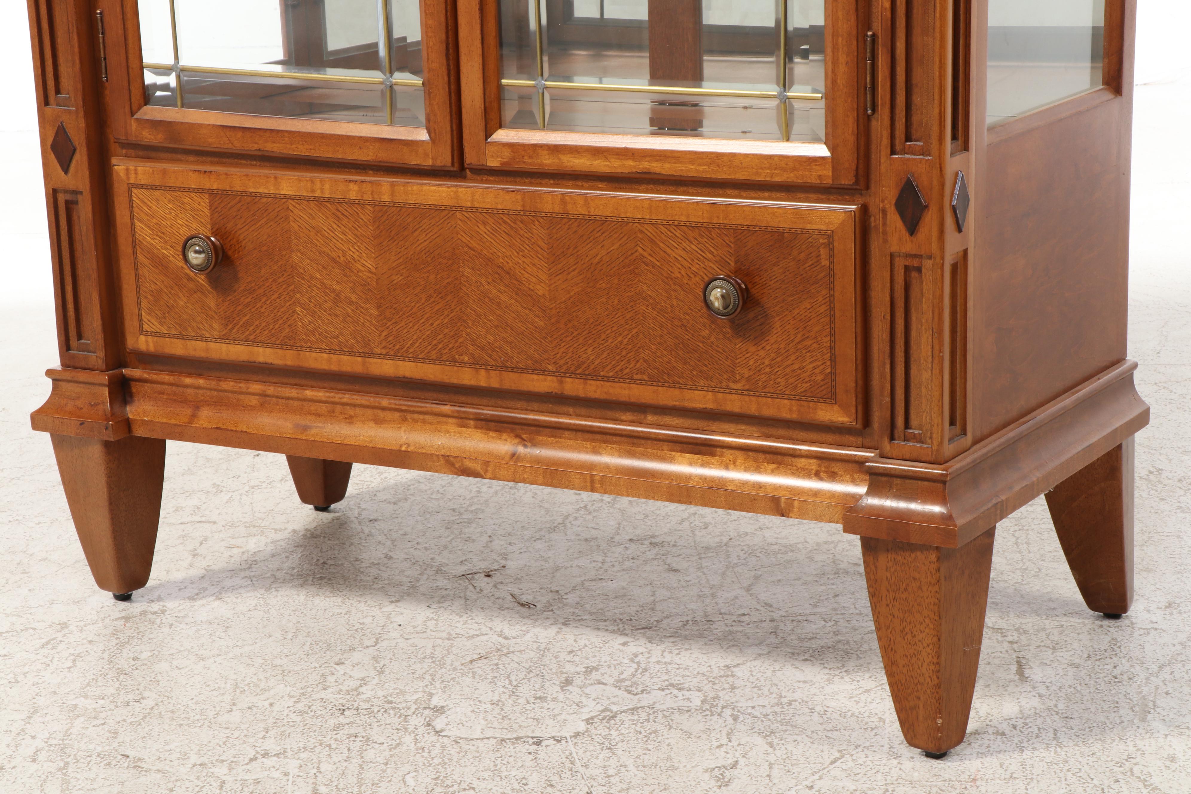 Alexander Julian "Home Colours" Maple and Oak Display Cabinet