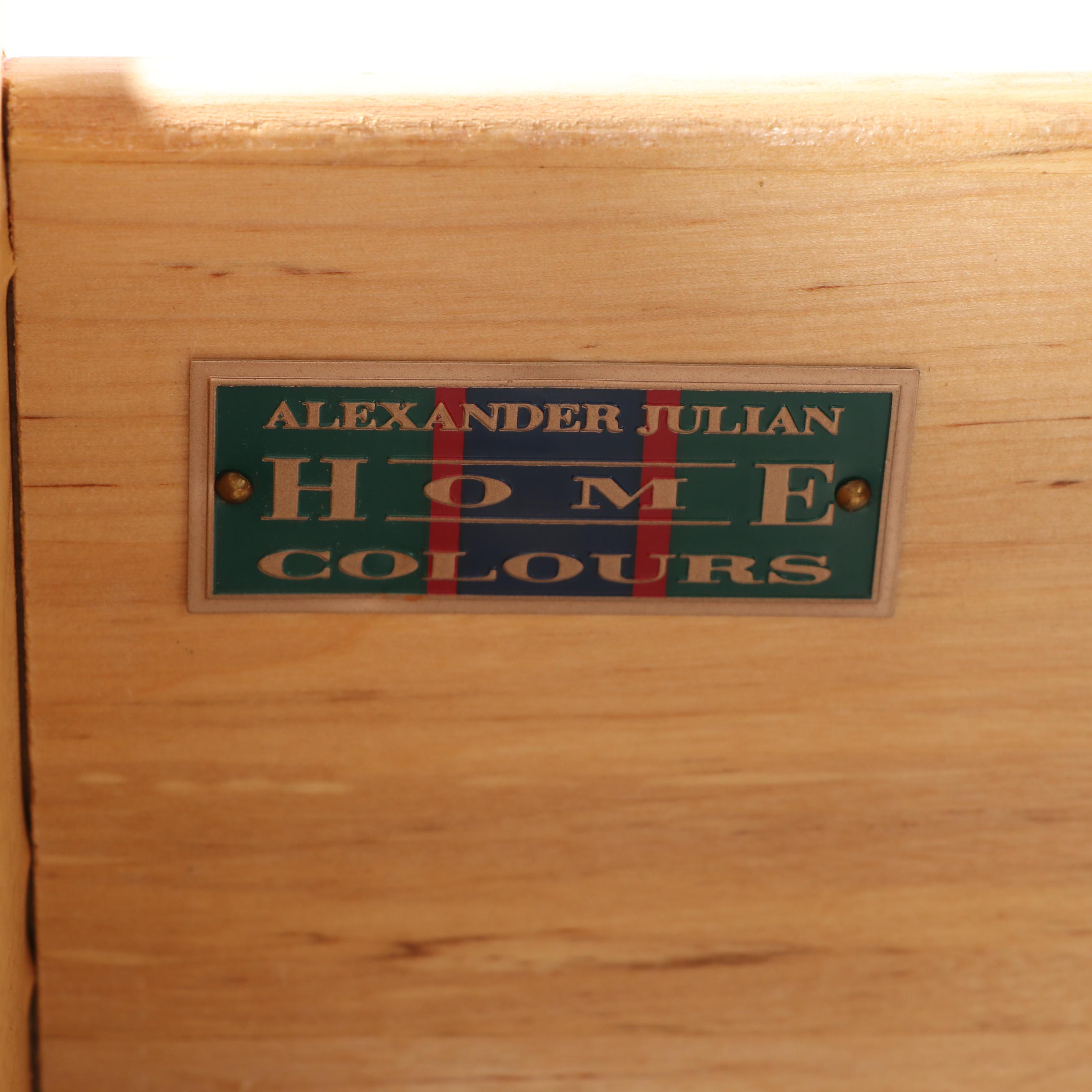 Alexander Julian "Home Colours" Maple and Oak Display Cabinet