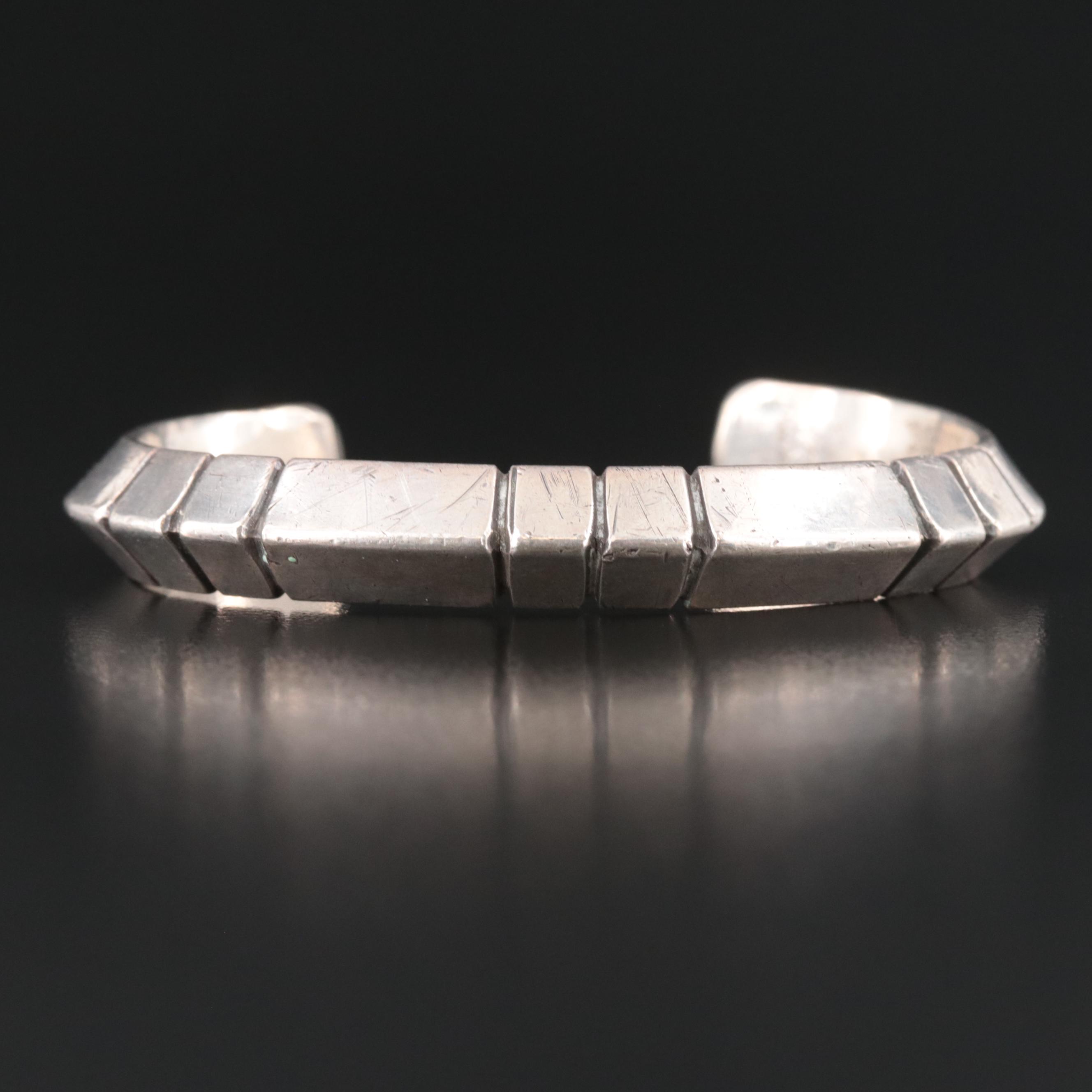 Sterling Knife-Edge Cuff