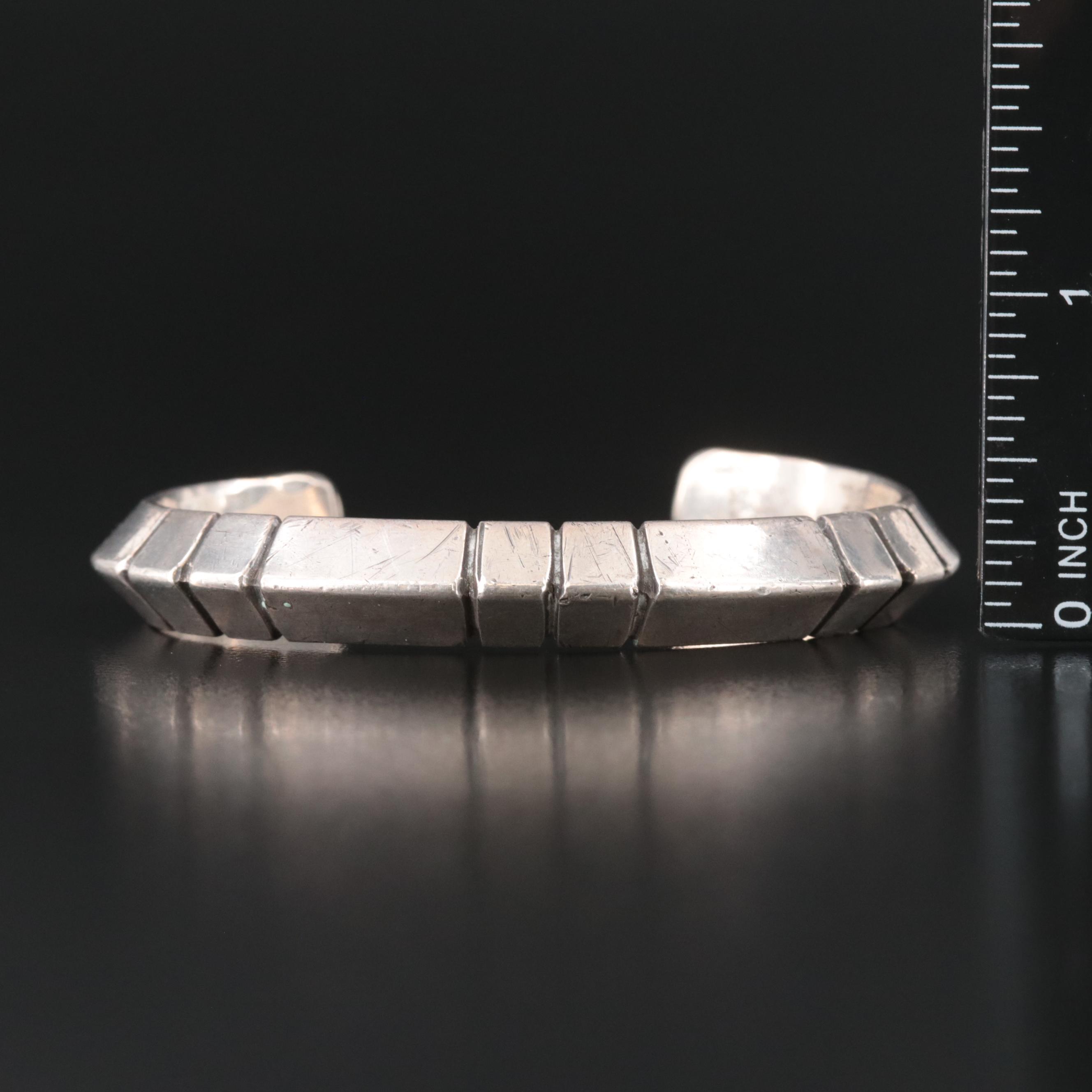 Sterling Knife-Edge Cuff
