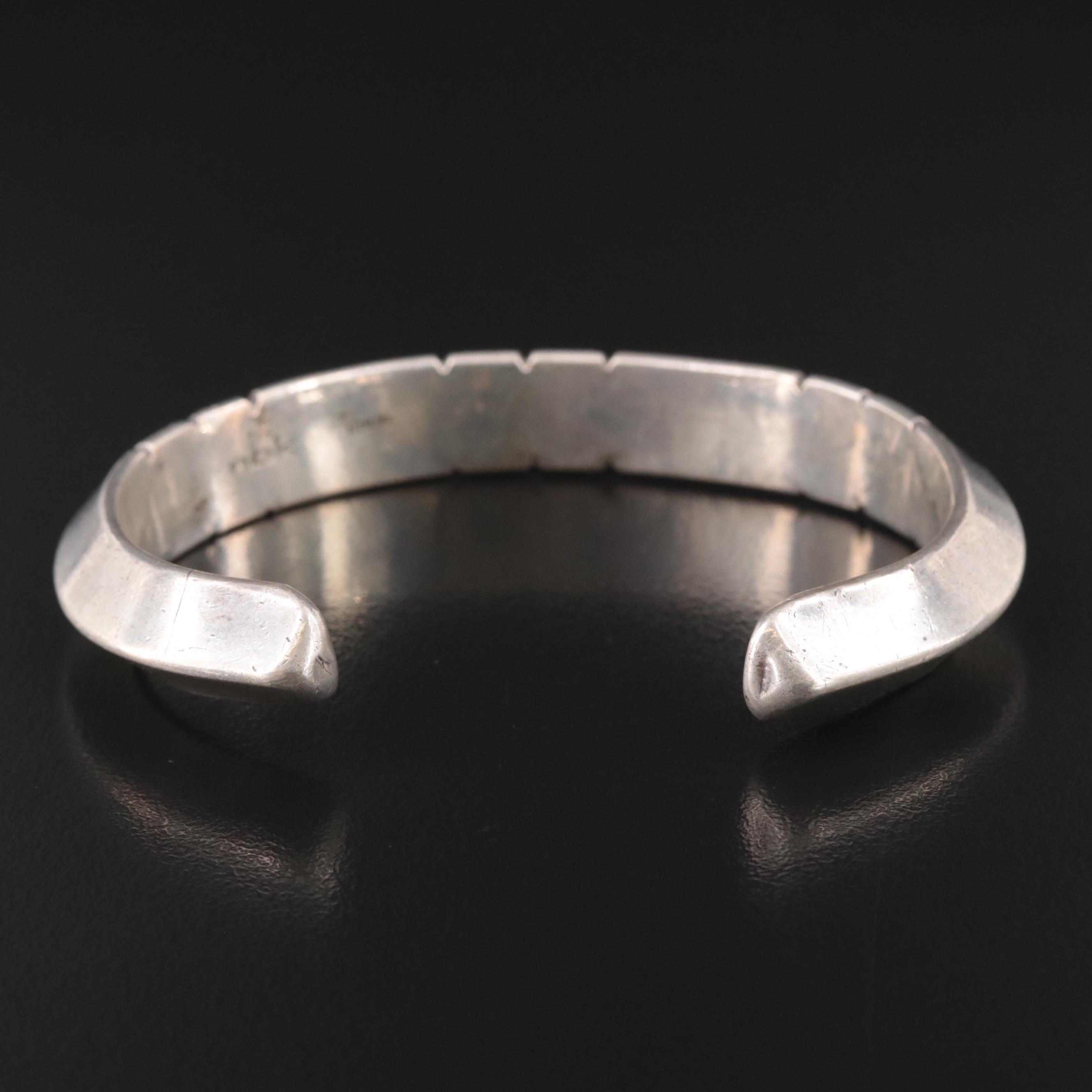 Sterling Knife-Edge Cuff