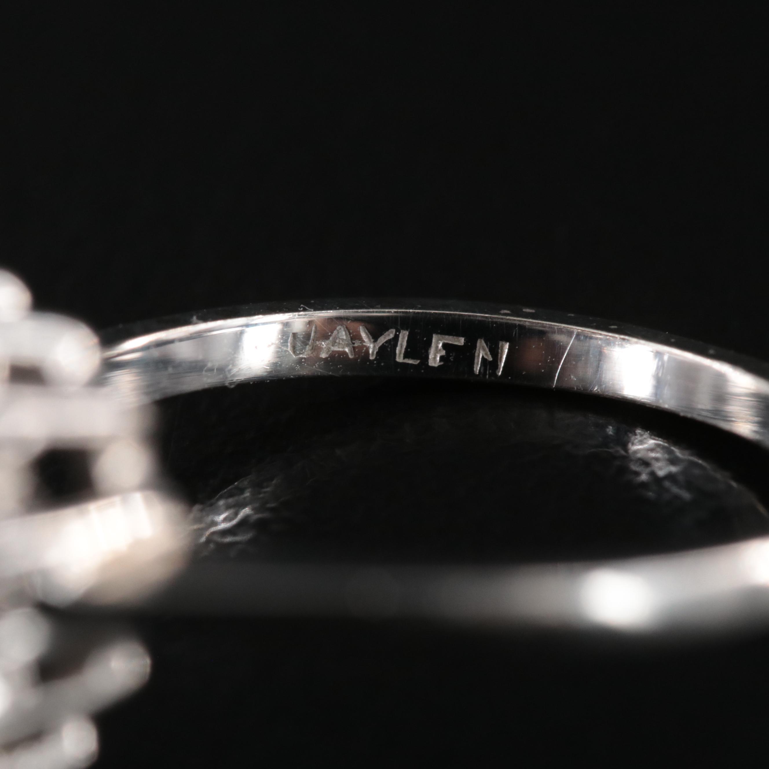 14K Diamond and Ruby Heart Ring