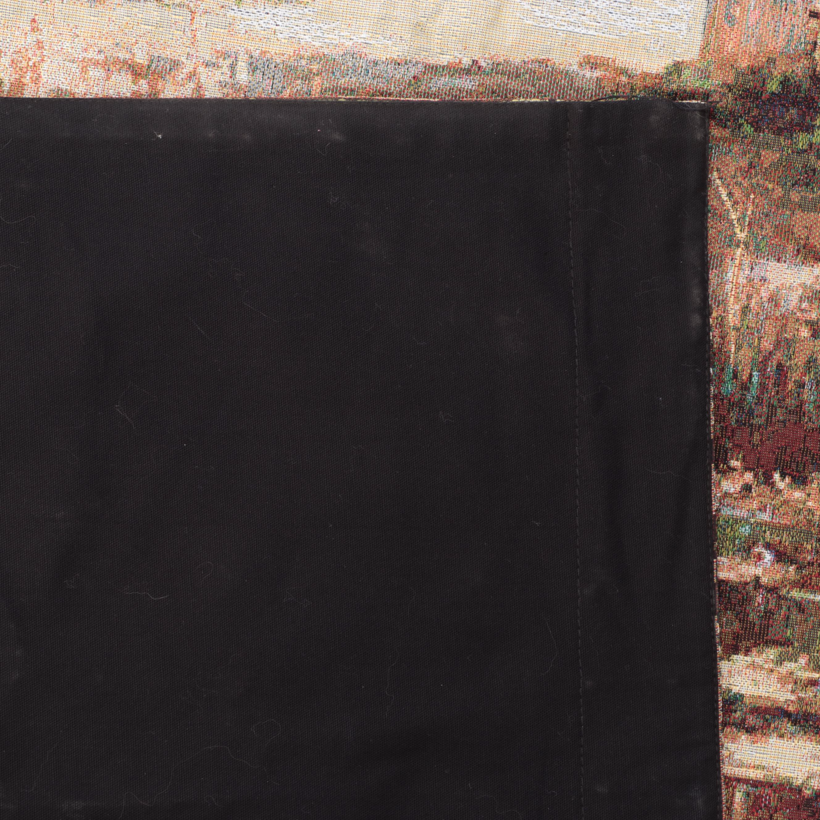 Vail Oxley for Mohawk Home "Lily Pond" Acrylic and Polyester Wall Tapestry