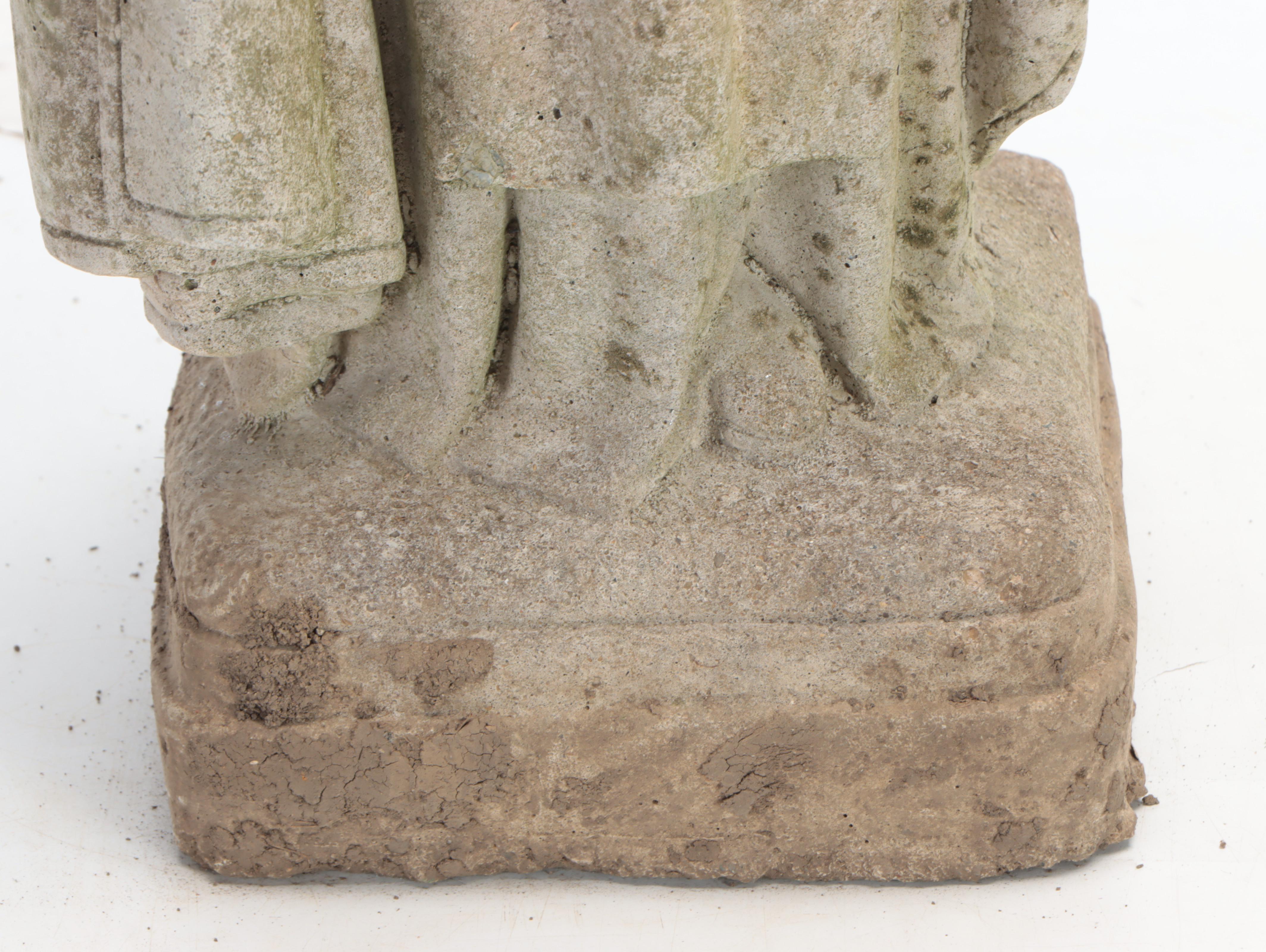 Concrete Madonna Garden Statue