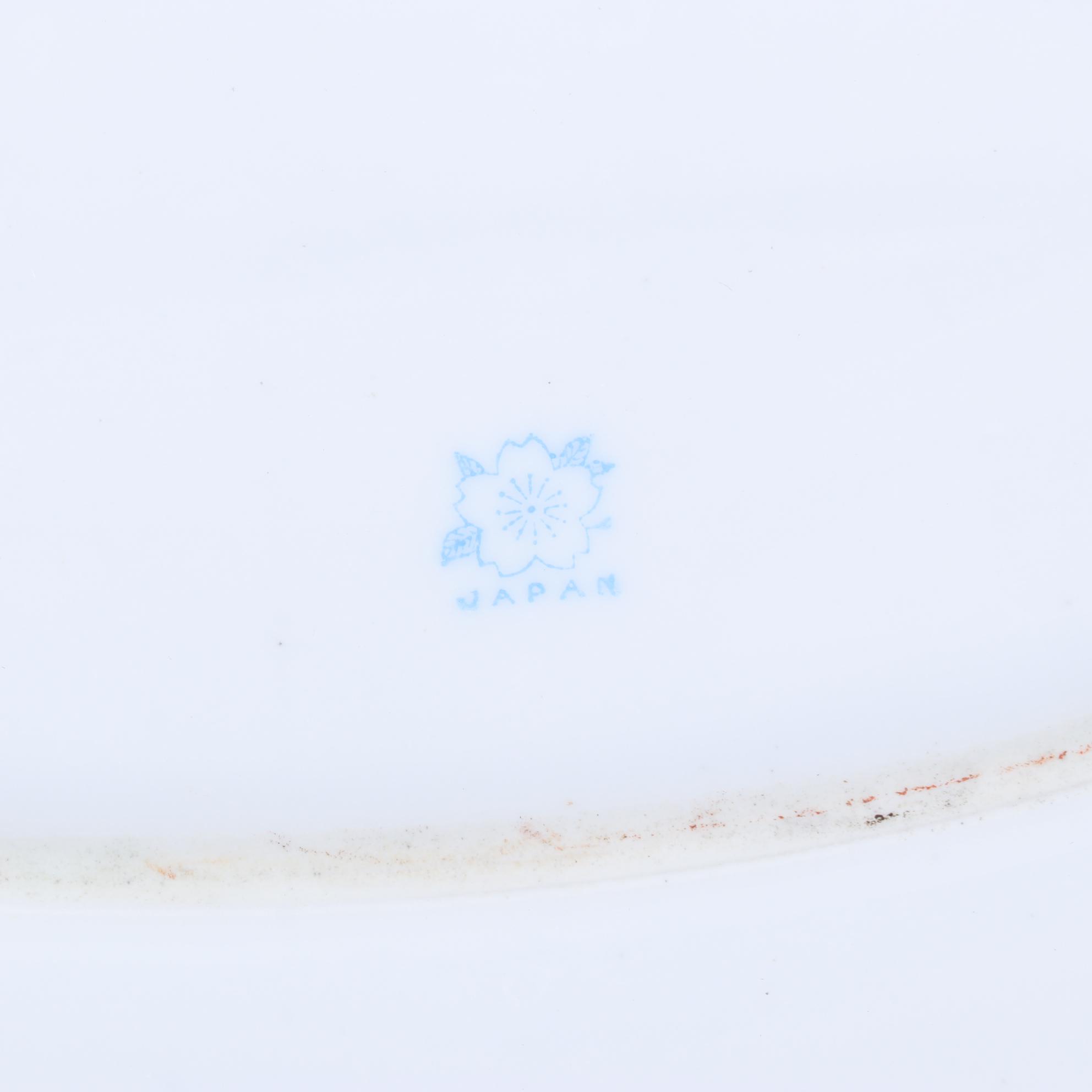 Six Chinese Qing Dynasty Hand-Decorated Porcelain Plates with Other Asian Items