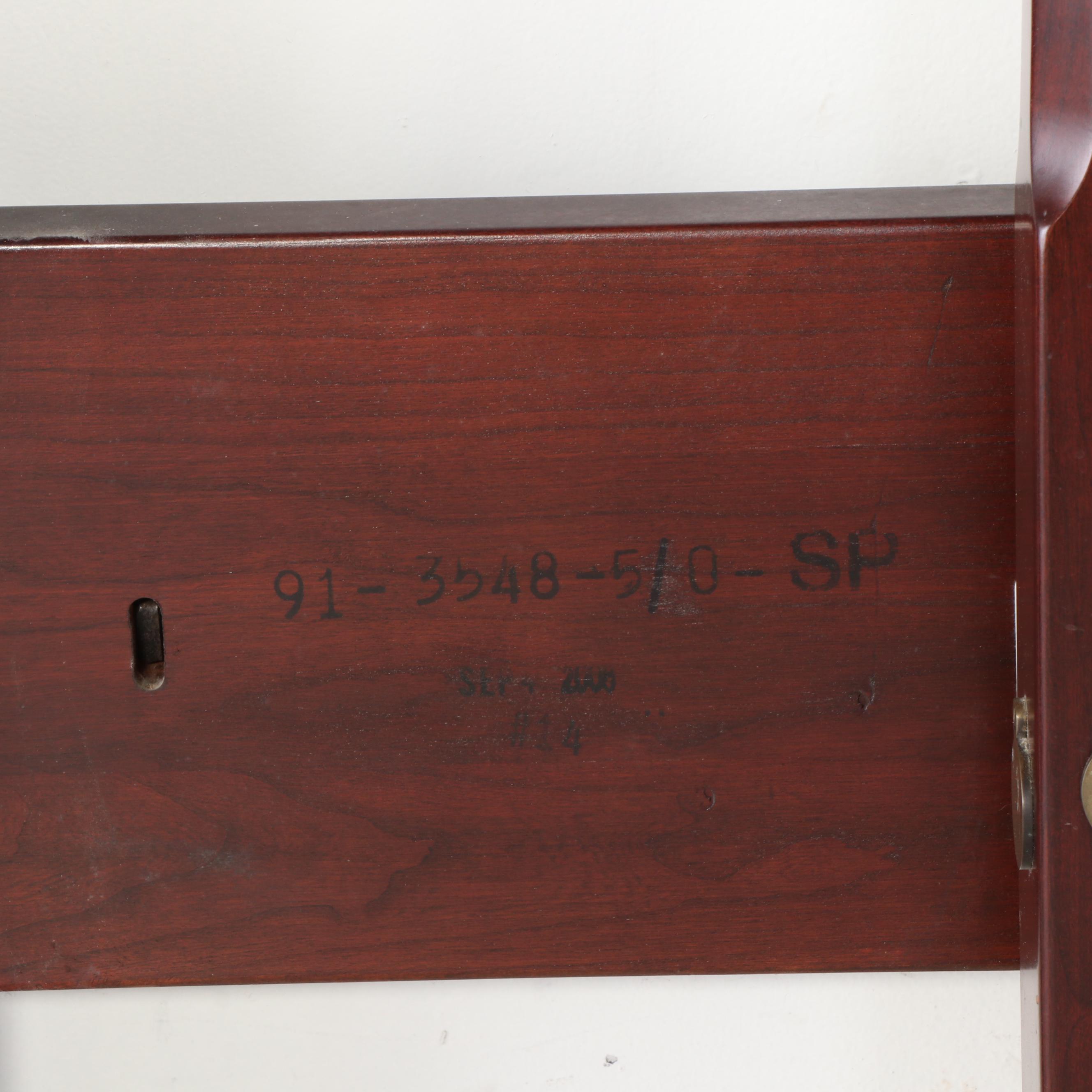 Stickley Federal Style Cherrywood Queen Size Four-Post Bed Frame