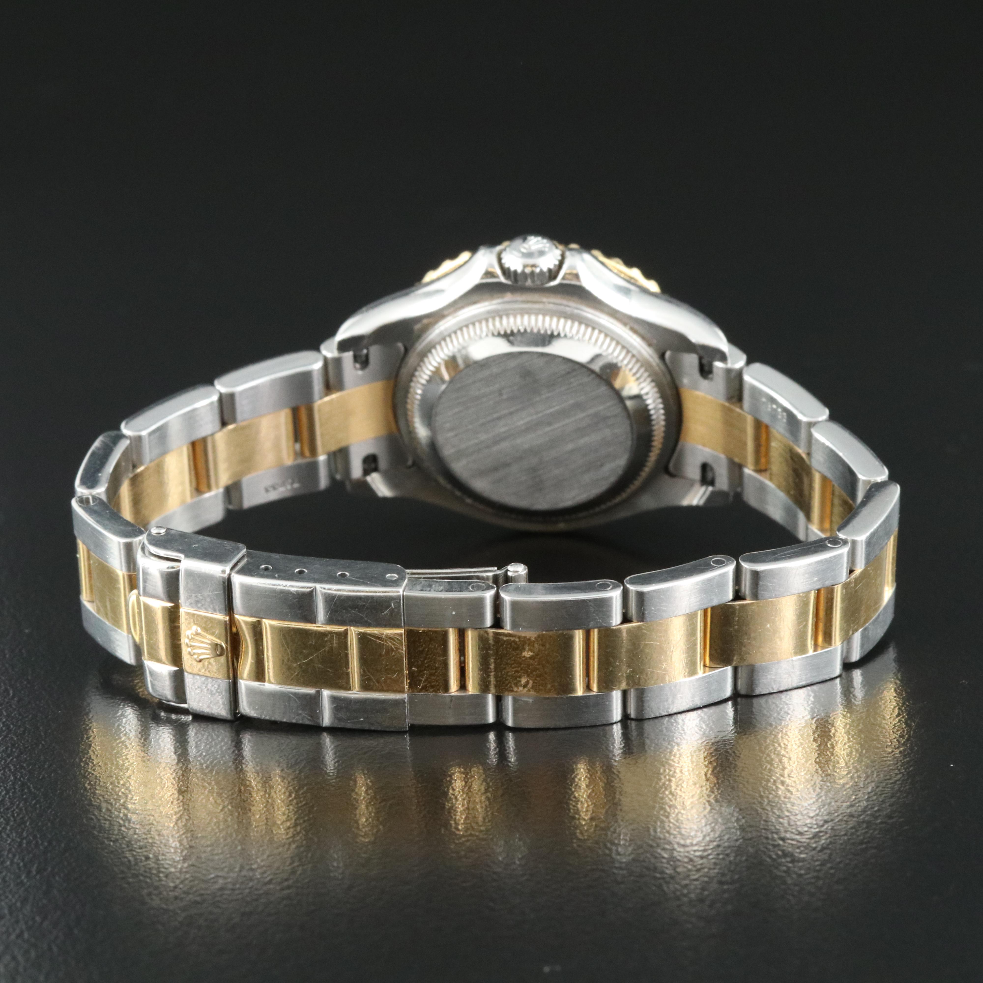 2002 Rolex Yacht-Master White Dial Two-Tone Oyster Watch