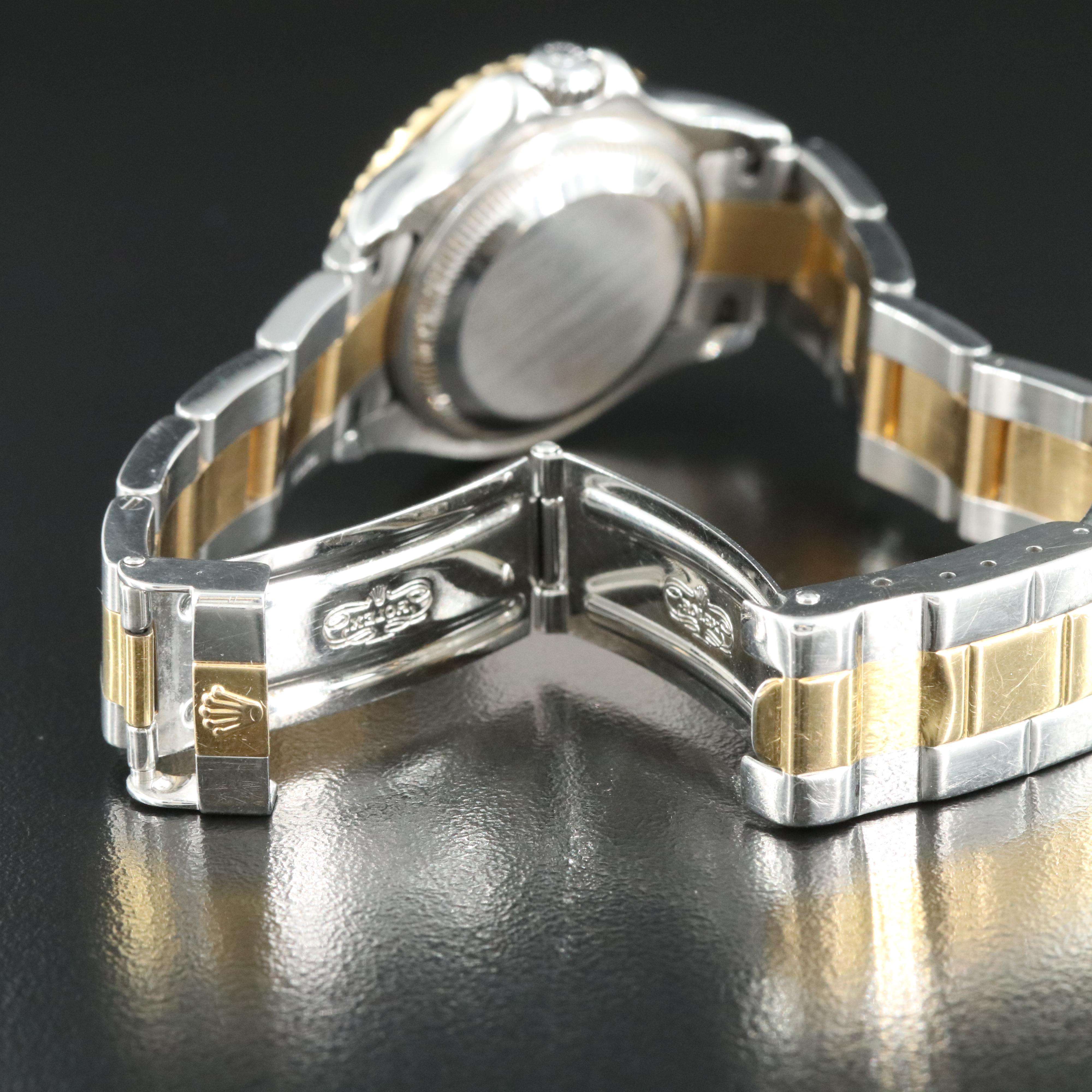 2002 Rolex Yacht-Master White Dial Two-Tone Oyster Watch