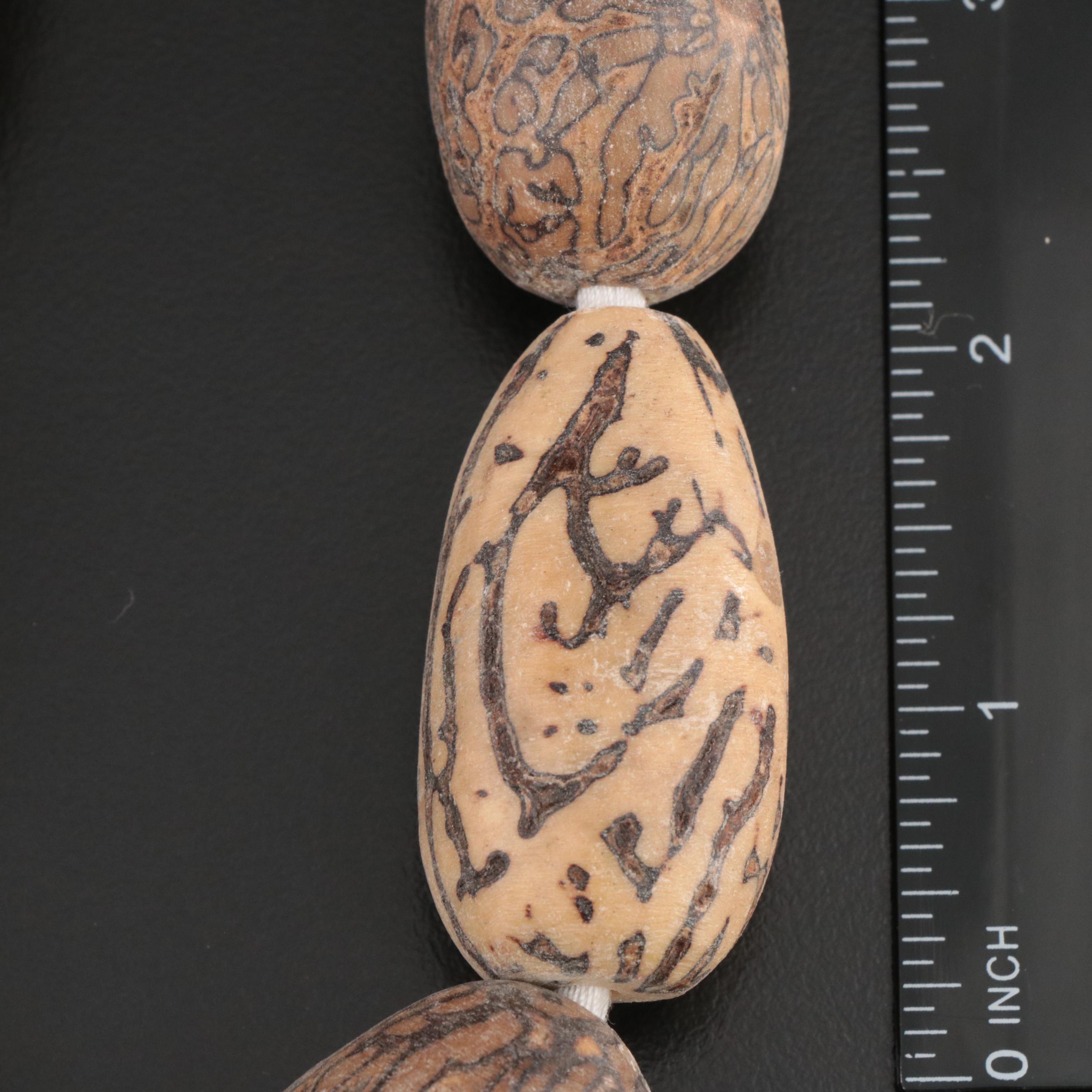 Trade Beads Featuring Venetian King, Ceramic and Bone Beads