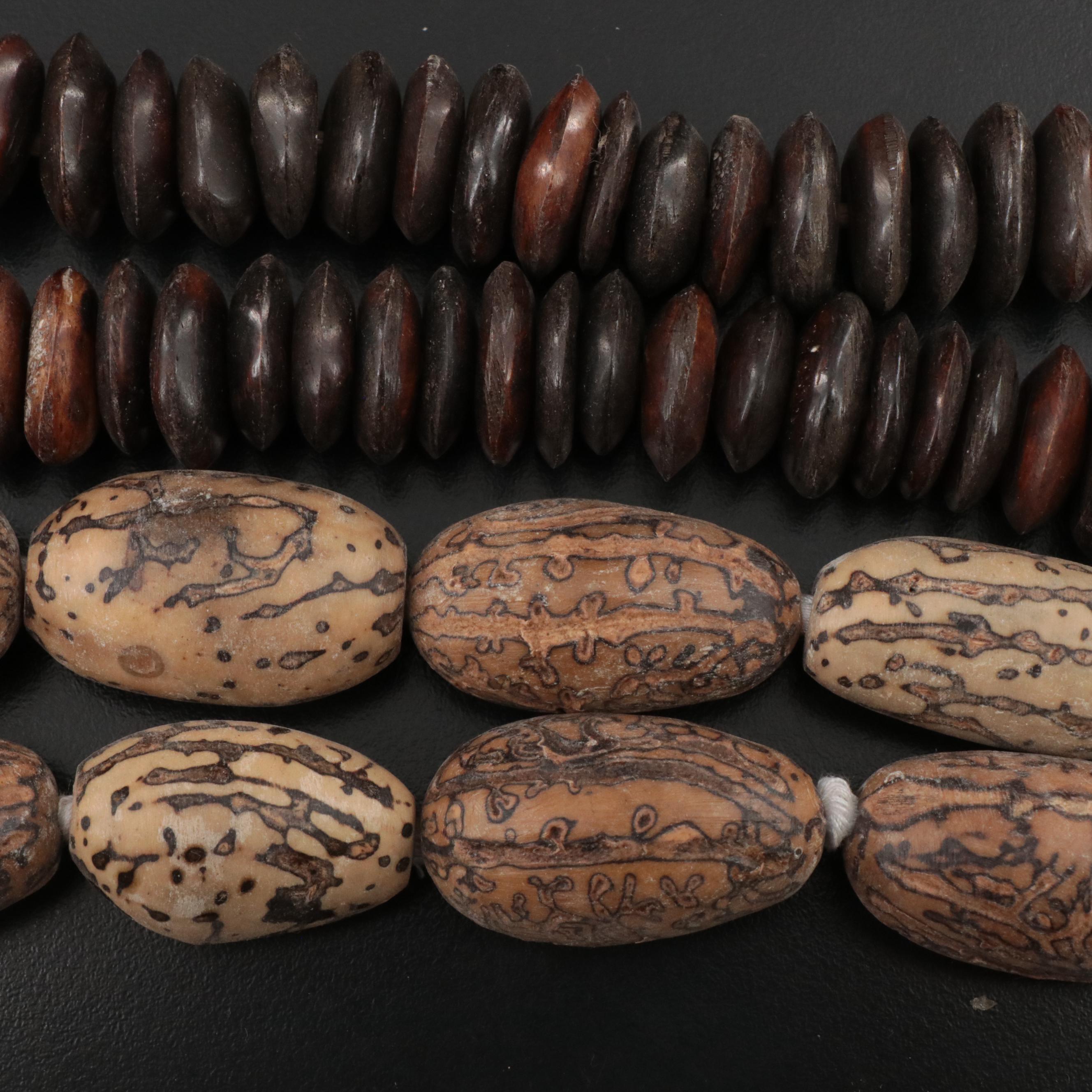 Trade Beads Featuring Venetian King, Ceramic and Bone Beads