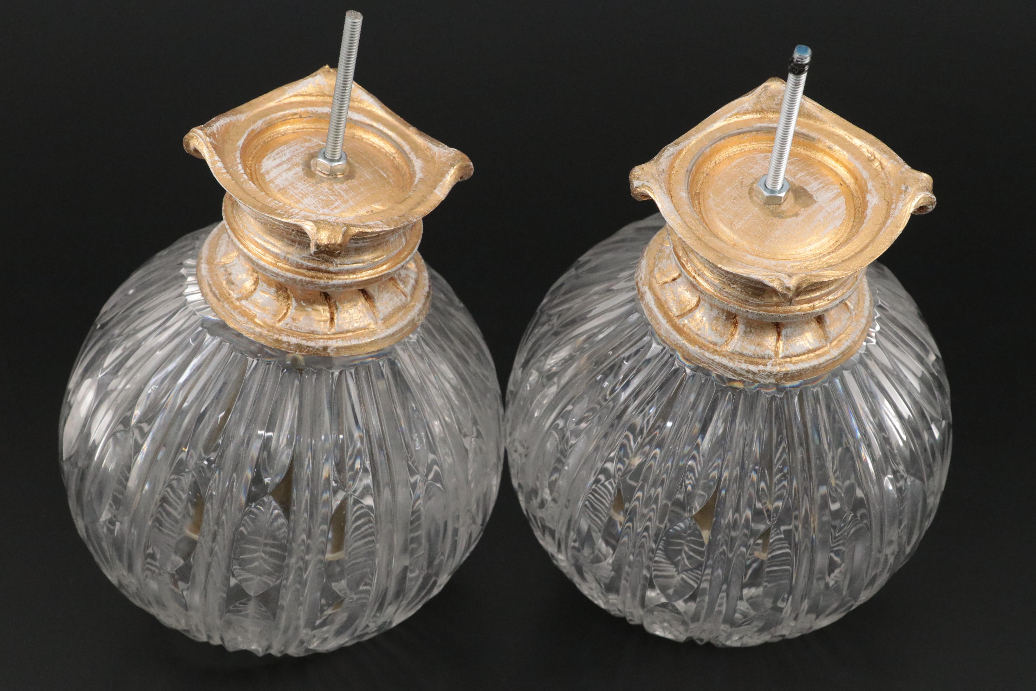 Kay Blair Glass Spherical Drapery Finials