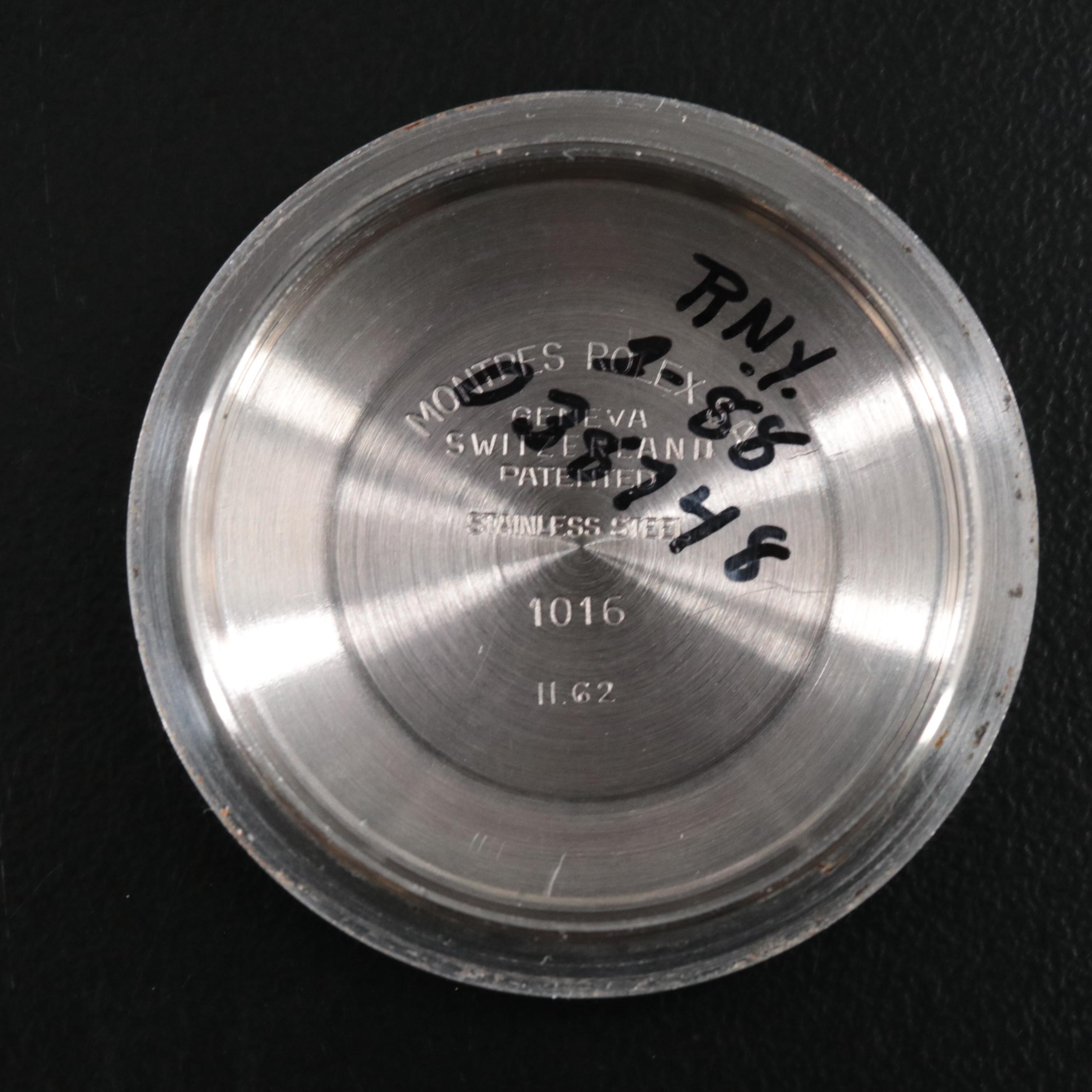 1962 Rolex Oyster Perpetual Explorer Watch