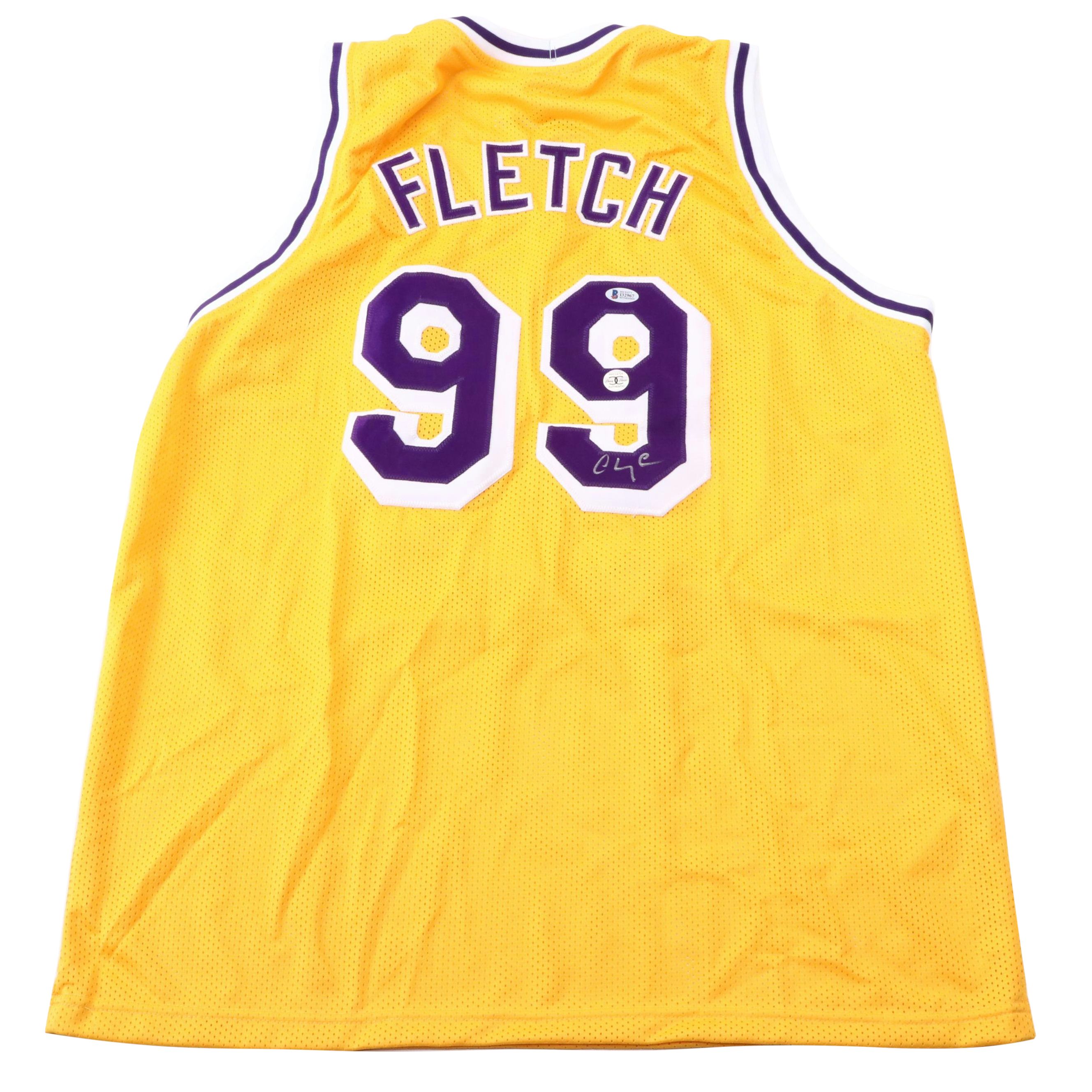 Chevy Chase Signed "Fletch" Los Angeles Lakers Basketball Jersey