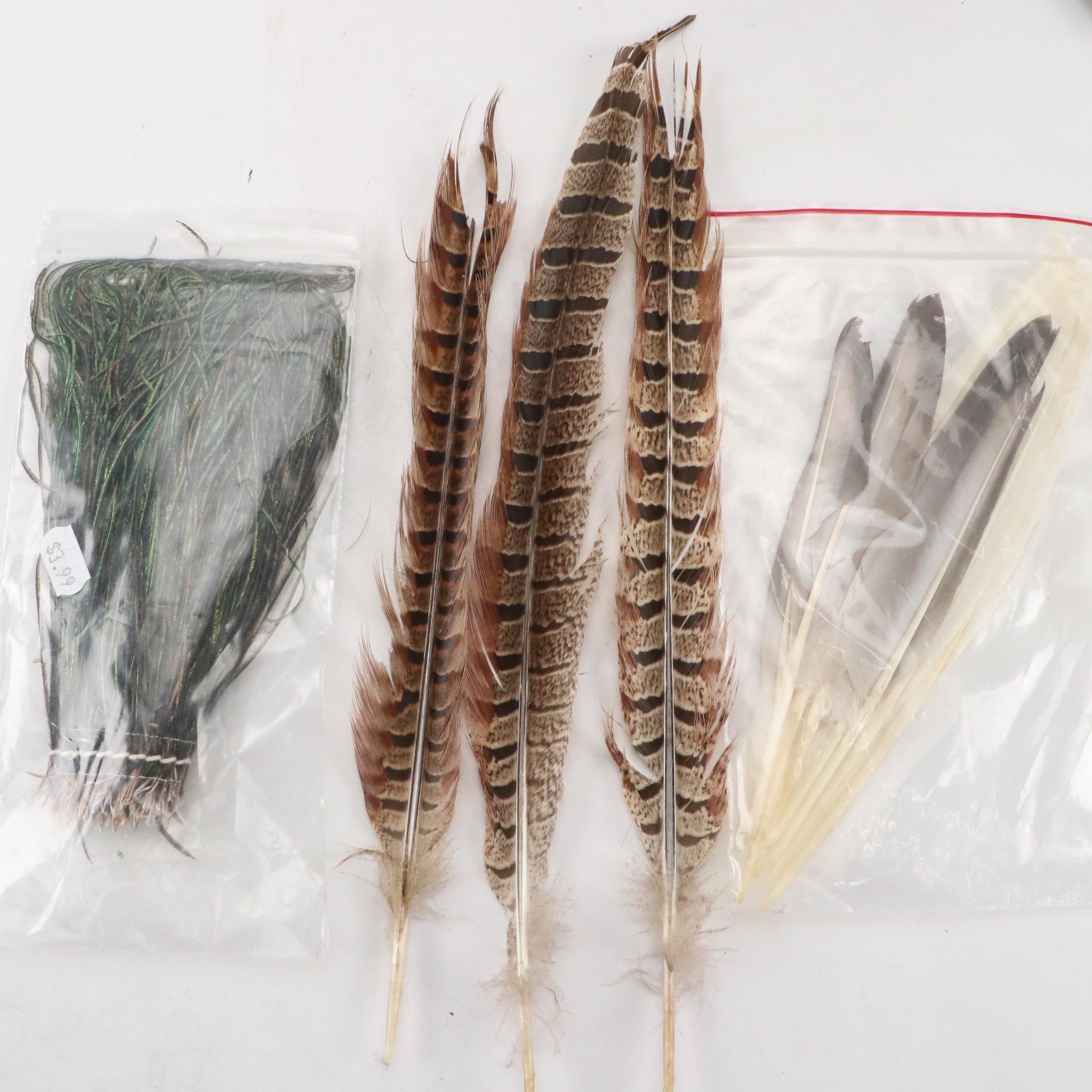 Fly Fishing Materials, Threads, Scissors, Hooks and More