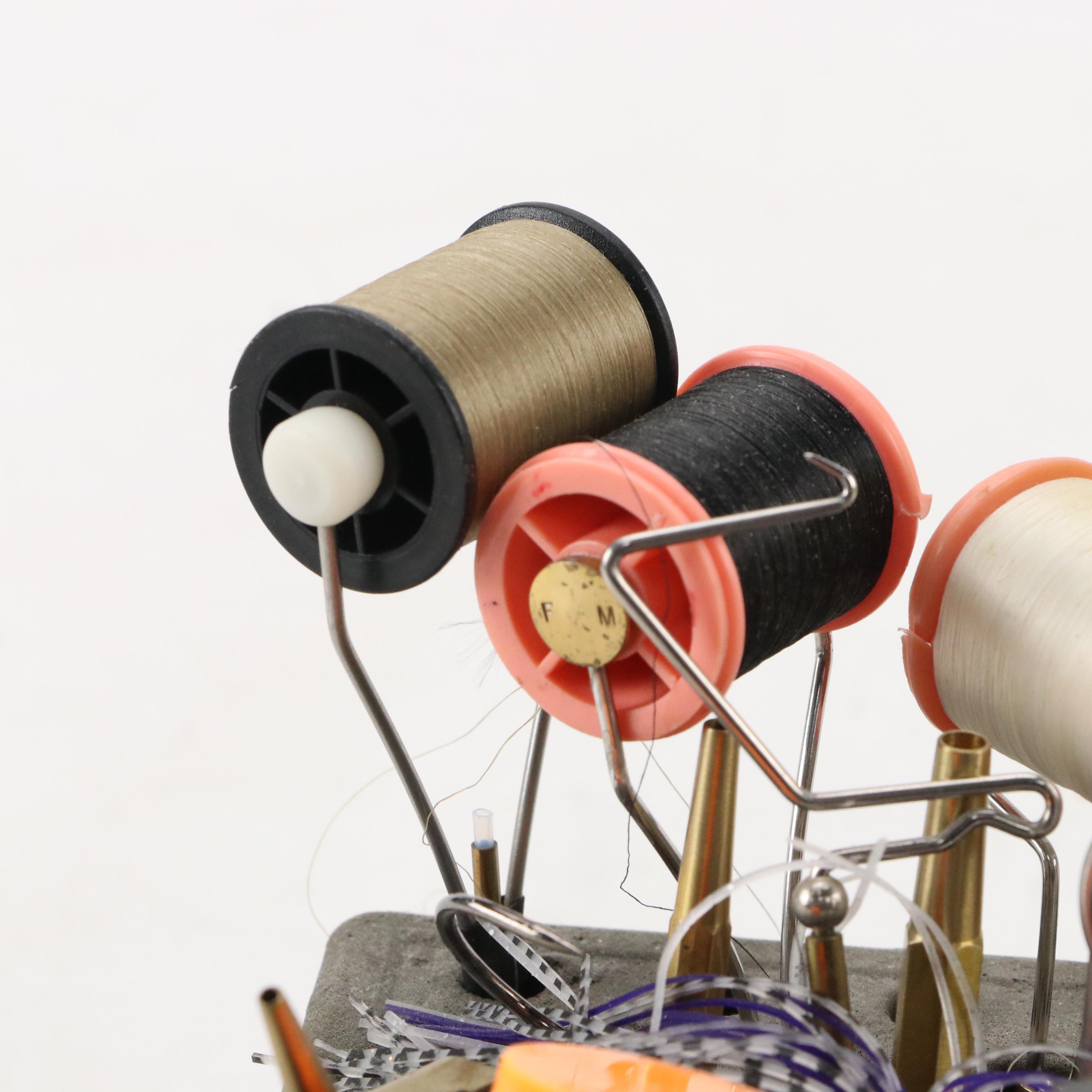 Fly Fishing Materials, Threads, Scissors, Hooks and More