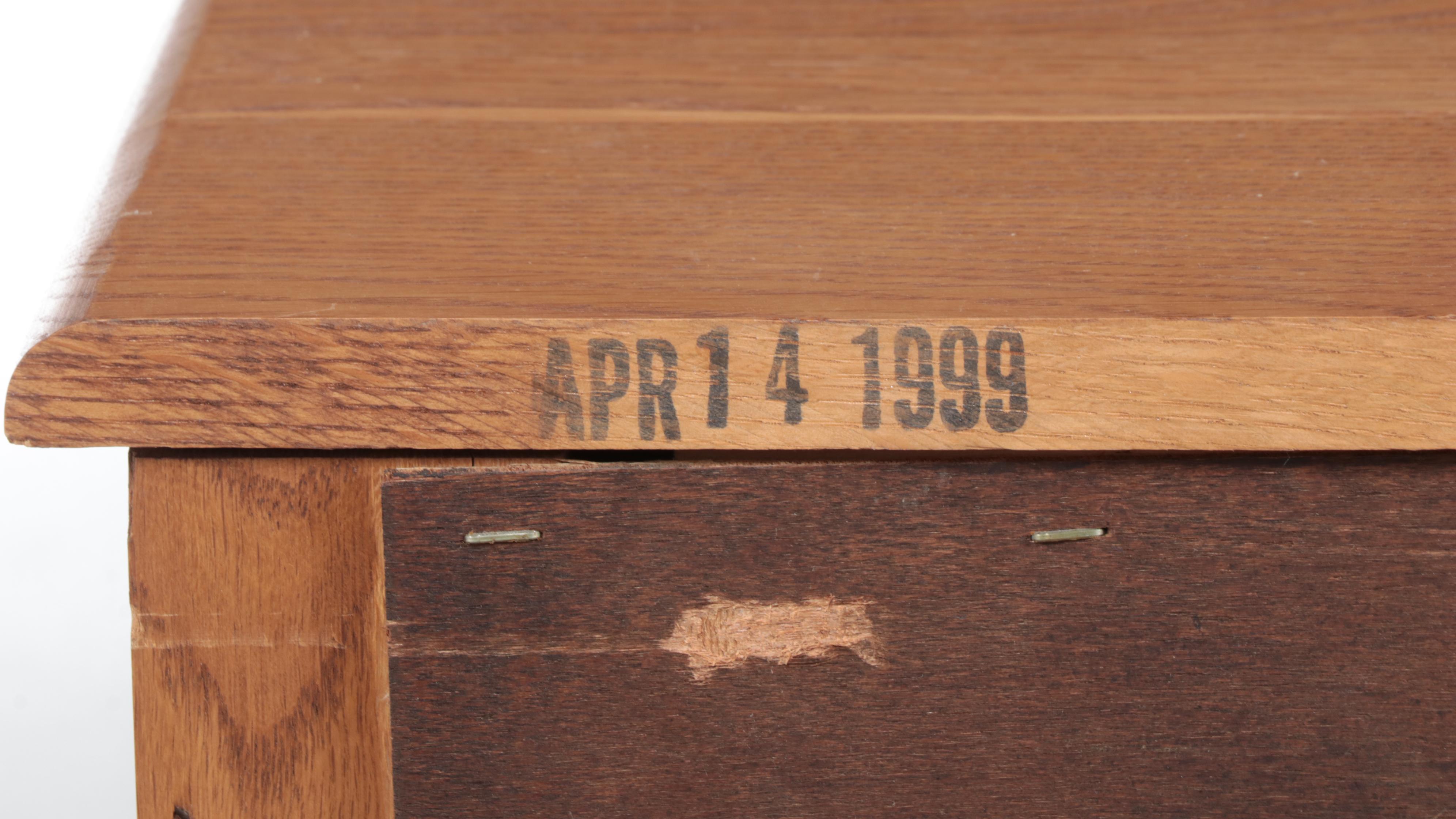 Oakwood Furniture Shaker Style Oak Seven-Drawer Chest