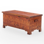 American Primitive Style Cedar Blanket Chest, Early 20th Century
