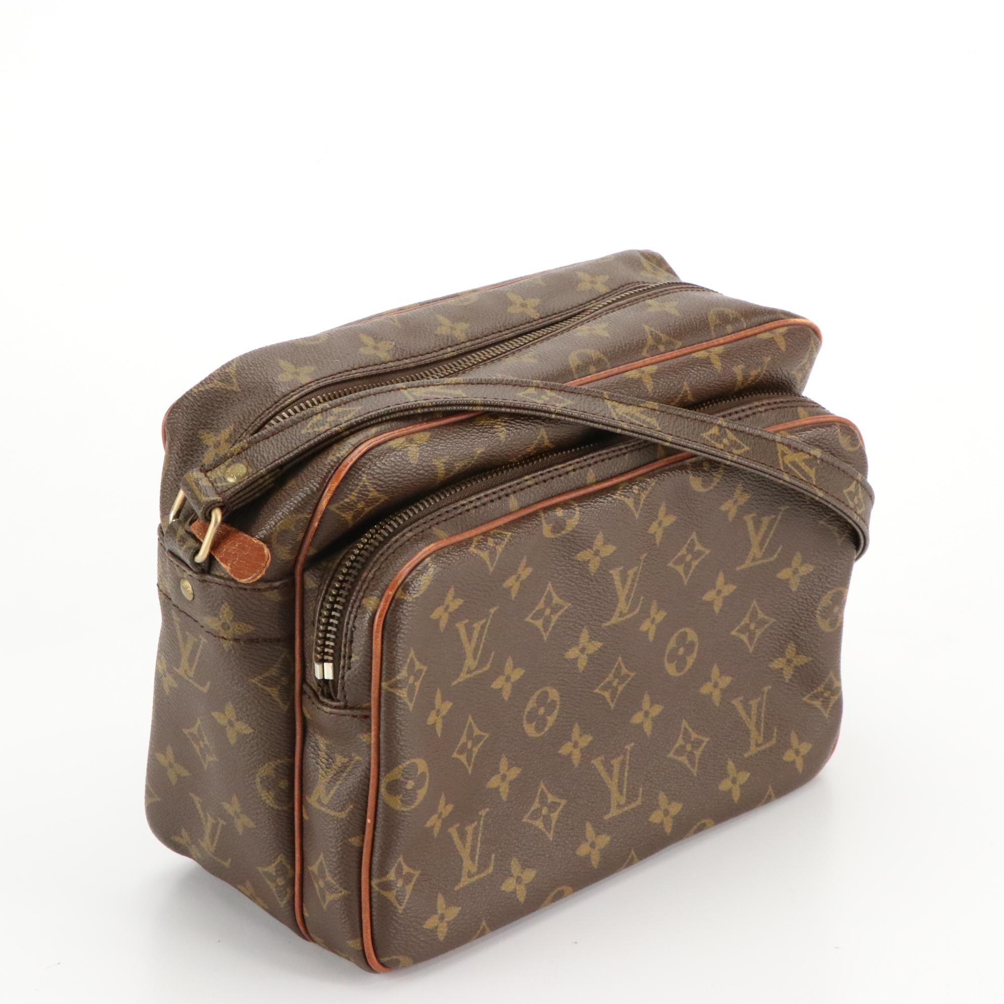 Louis Vuitton Nile Shoulder Bag in Monogram Coated Canvas, 1970s