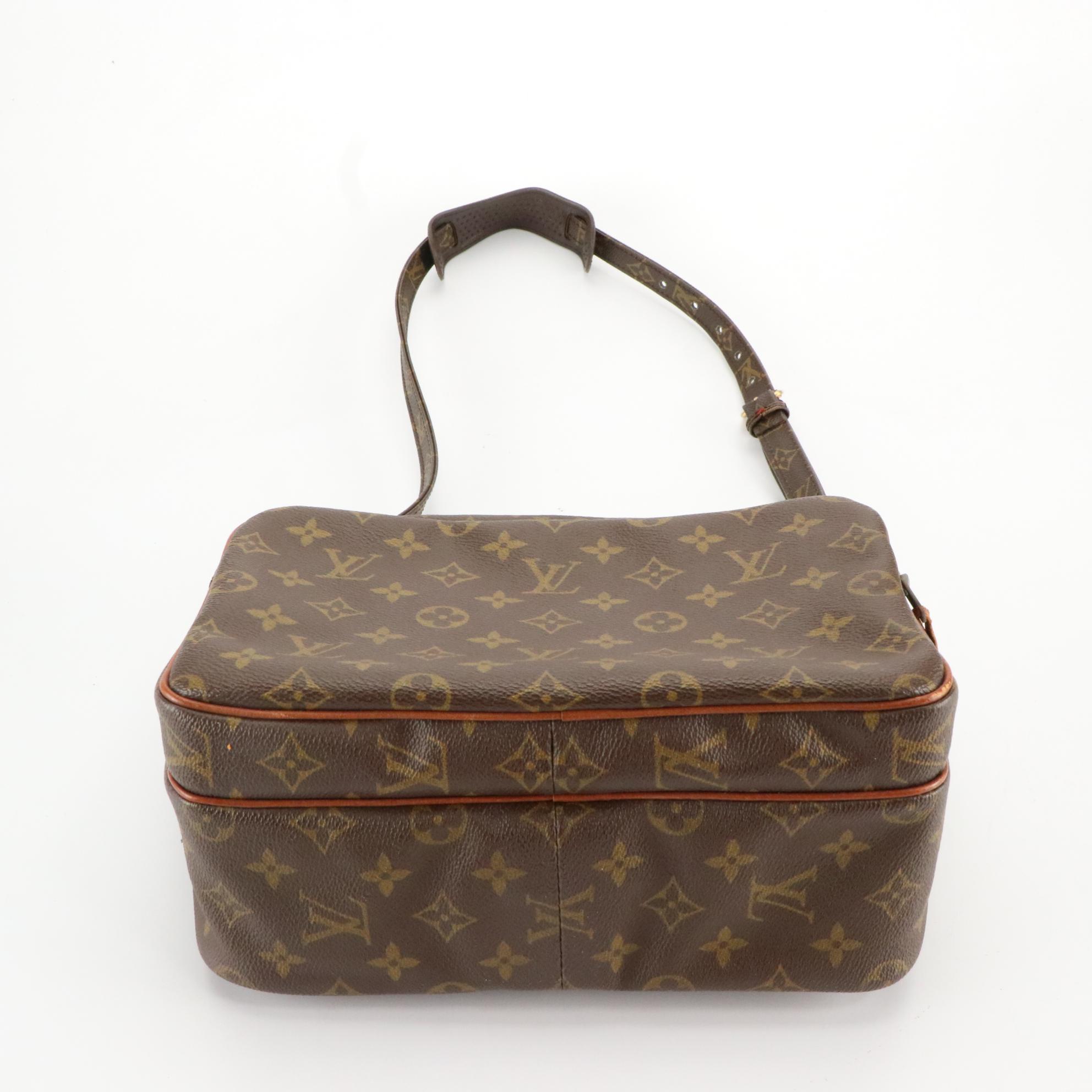 Louis Vuitton Nile Shoulder Bag in Monogram Coated Canvas, 1970s