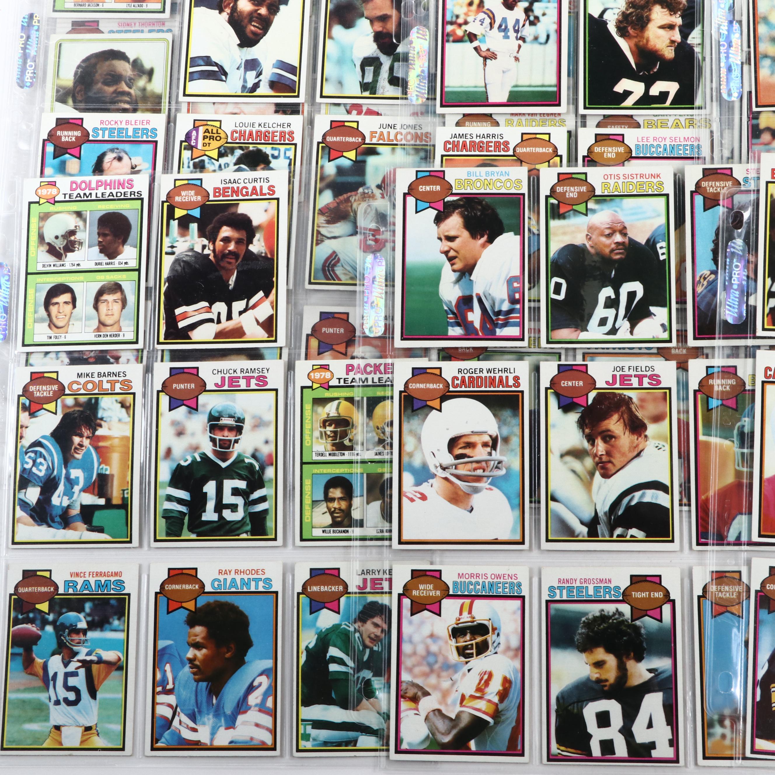 Topps Football Cards Featuring Walter Payton, O.J. Simpson and More, 1970s–1980s