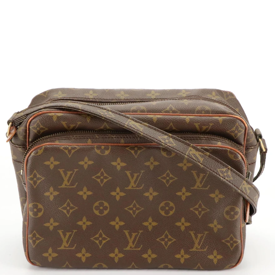 Louis Vuitton Nile Shoulder Bag in Monogram Coated Canvas, 1970s