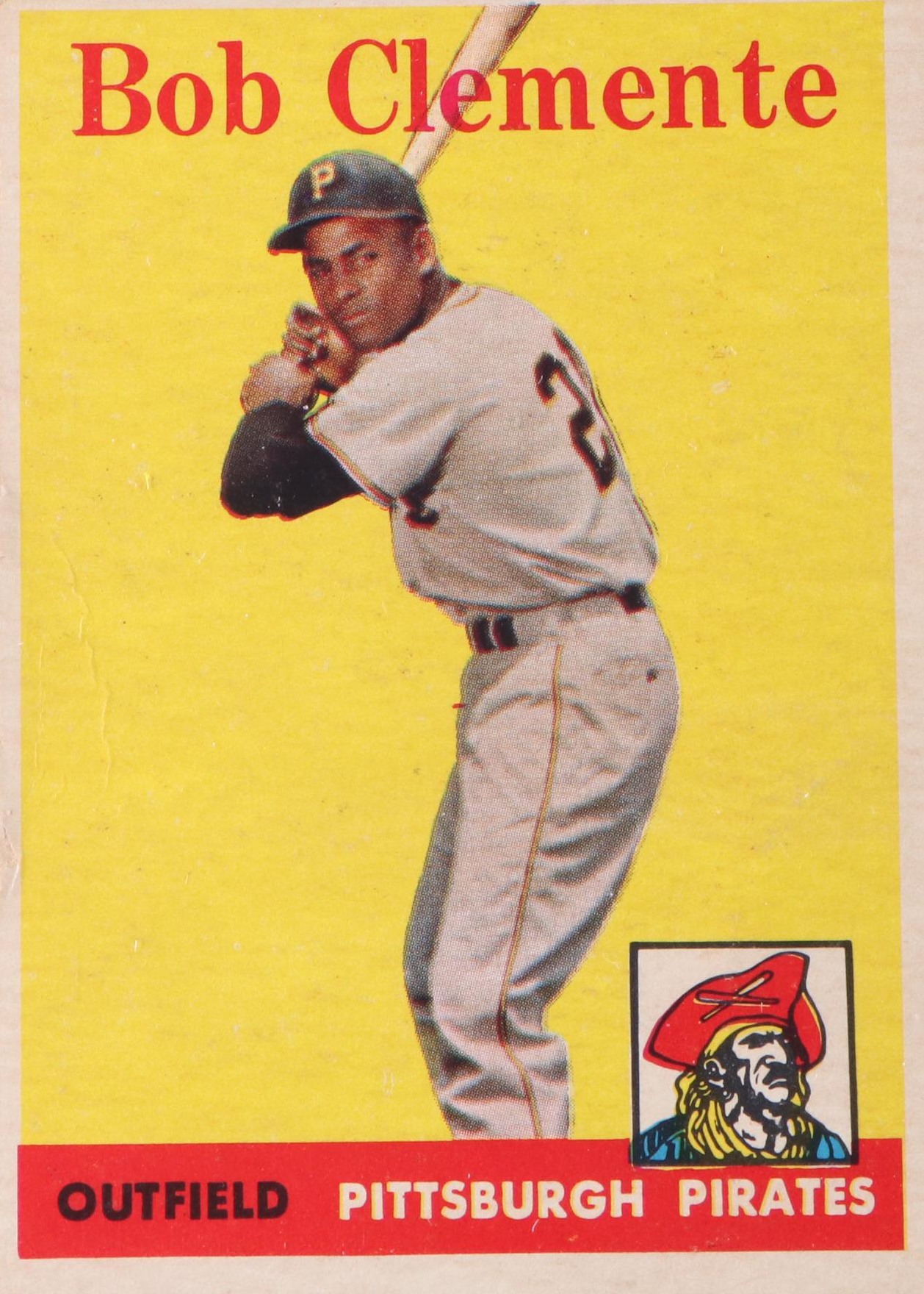 1958 and 1965 Topps Roberto Clemente Baseball Cards
