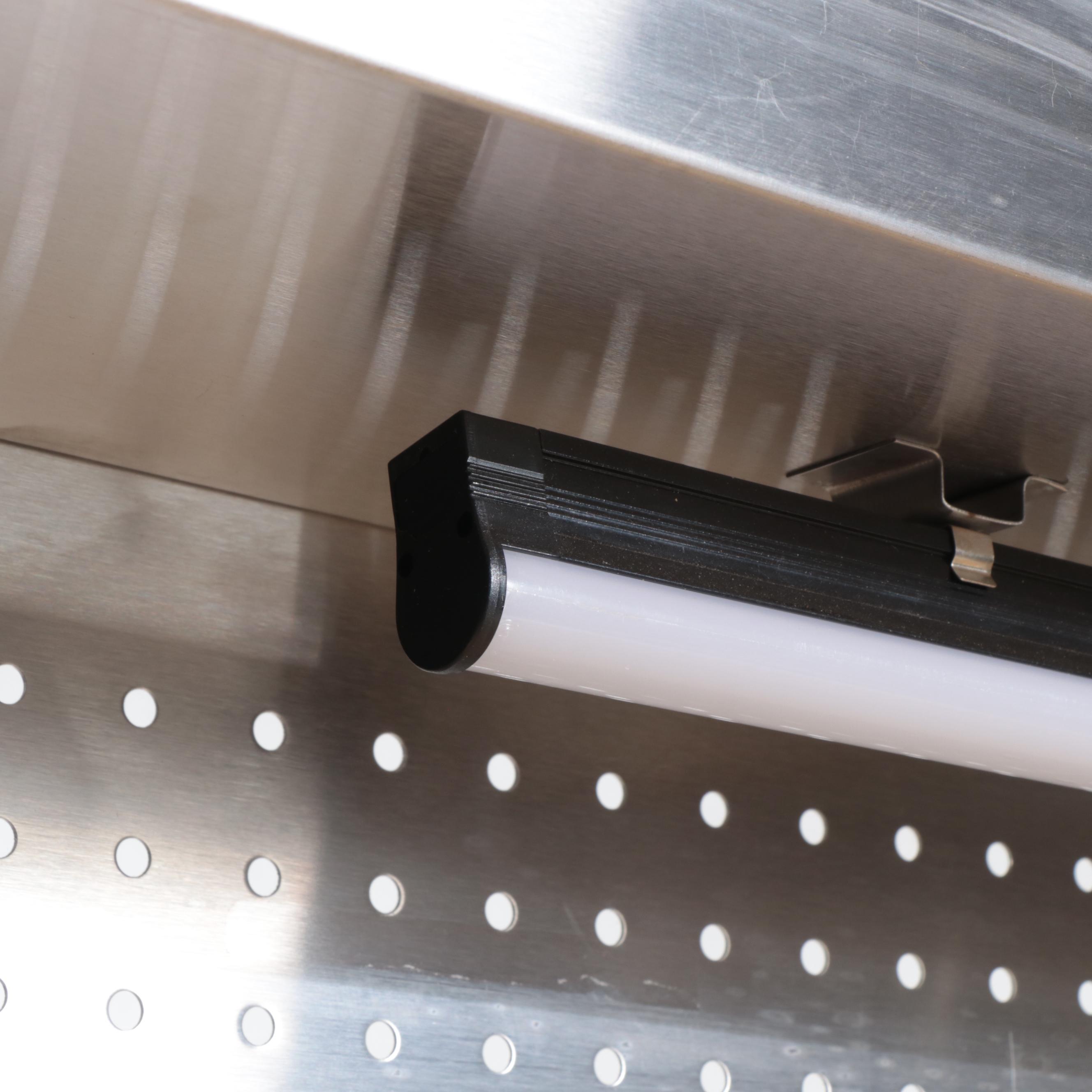 Kobalt Stainless Steel and Hardwood Two-Drawer Work Bench with Tools