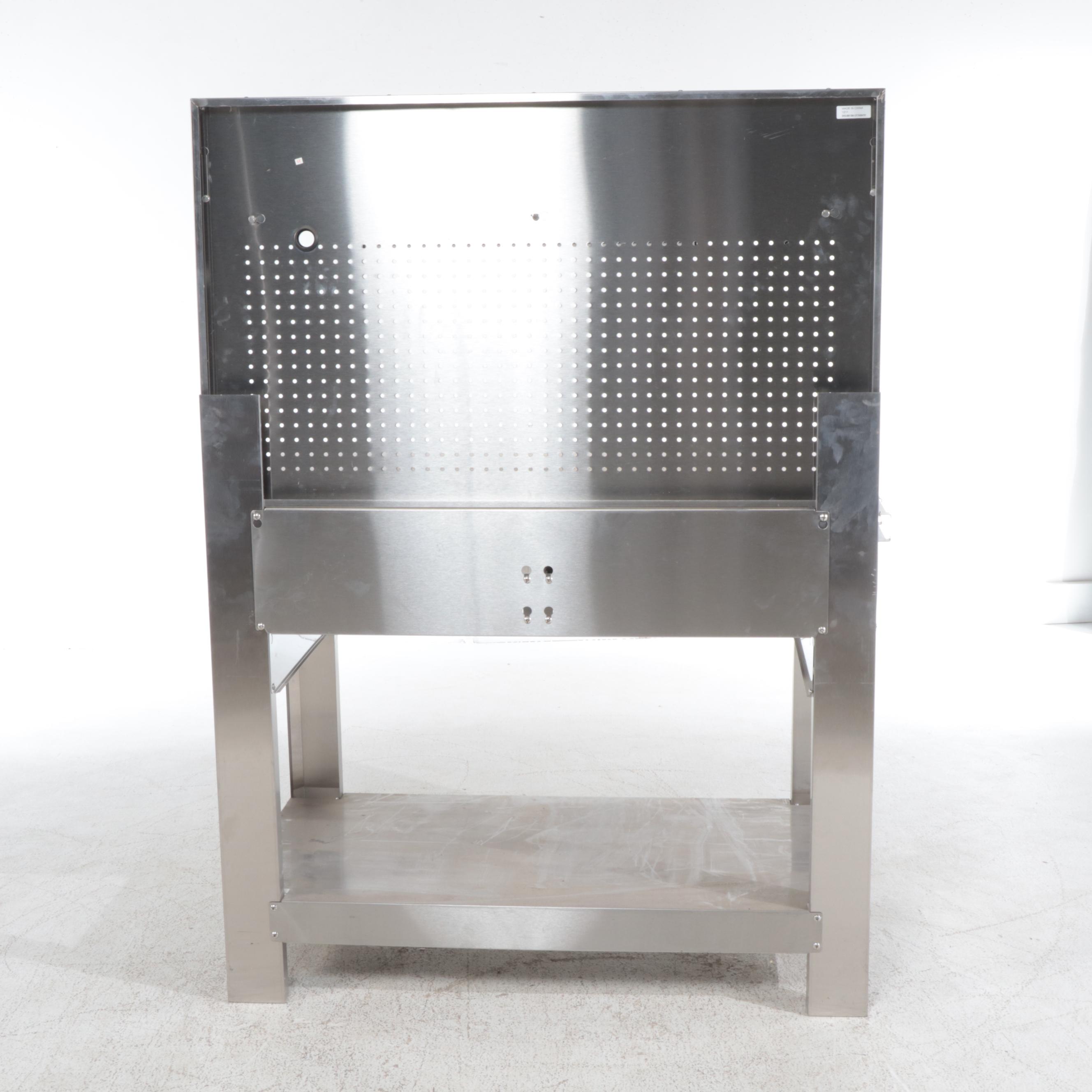 Kobalt Stainless Steel and Hardwood Two-Drawer Work Bench with Tools