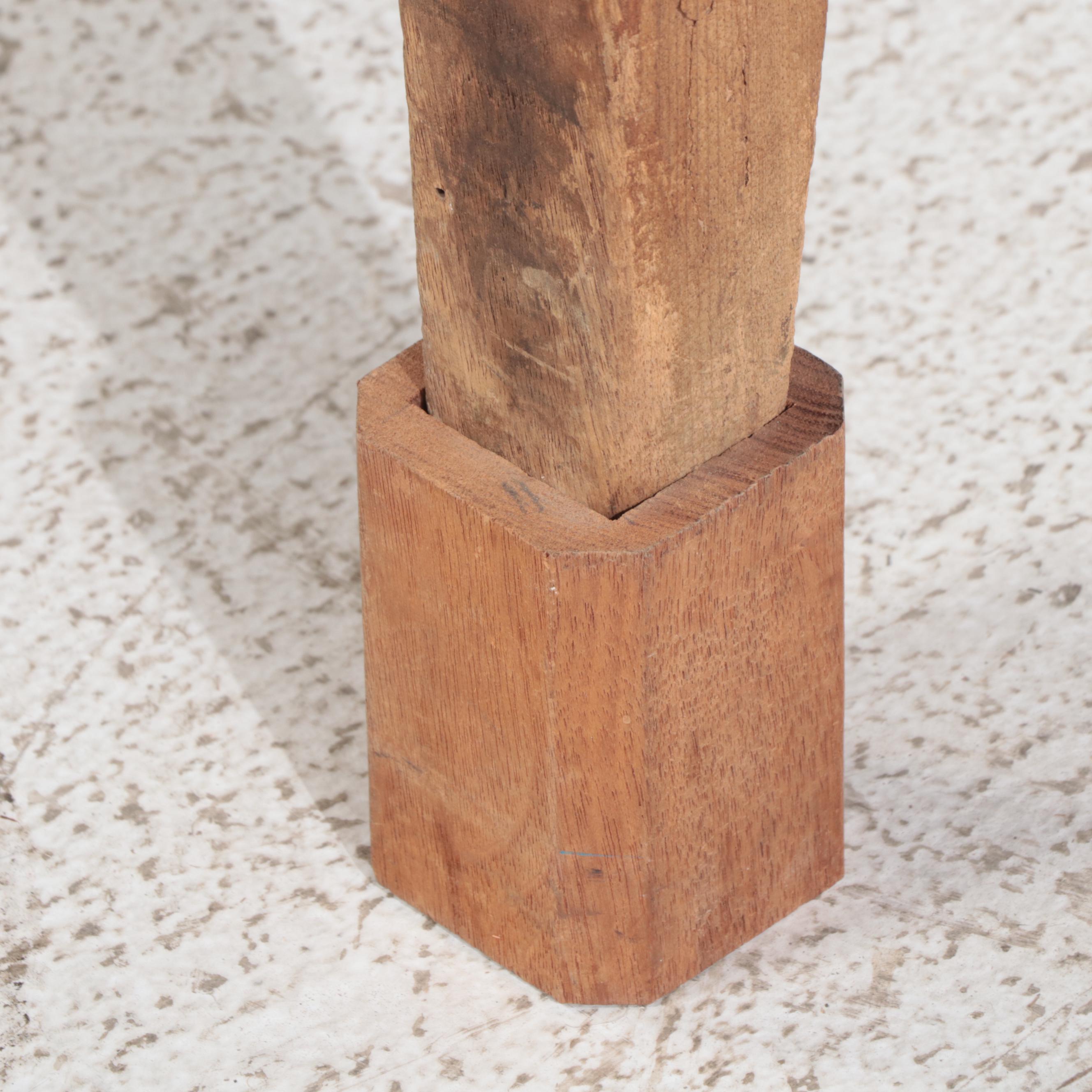 American Primitive Walnut Harvest Table, 19th Century