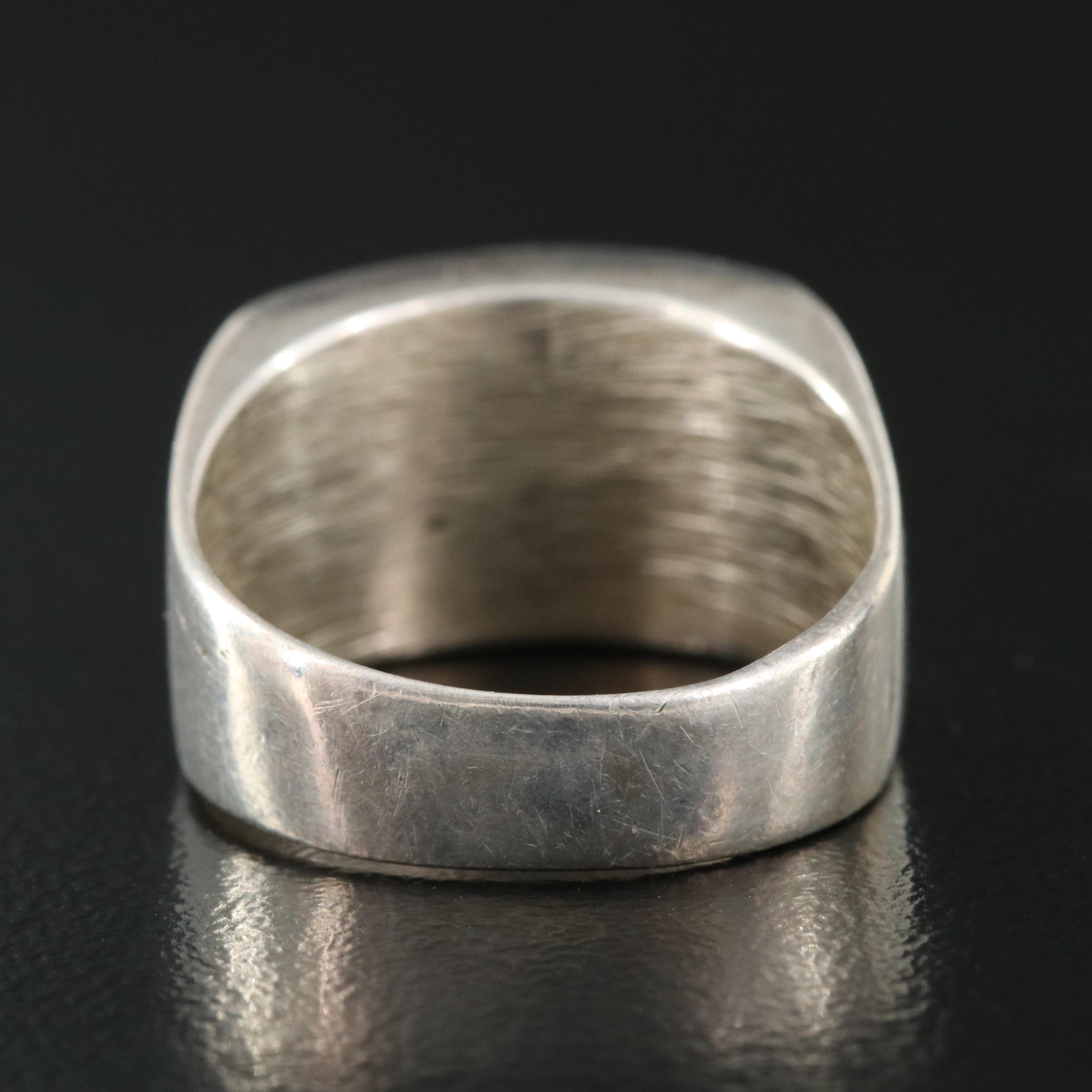 Sterling Turquoise Inlay Ring