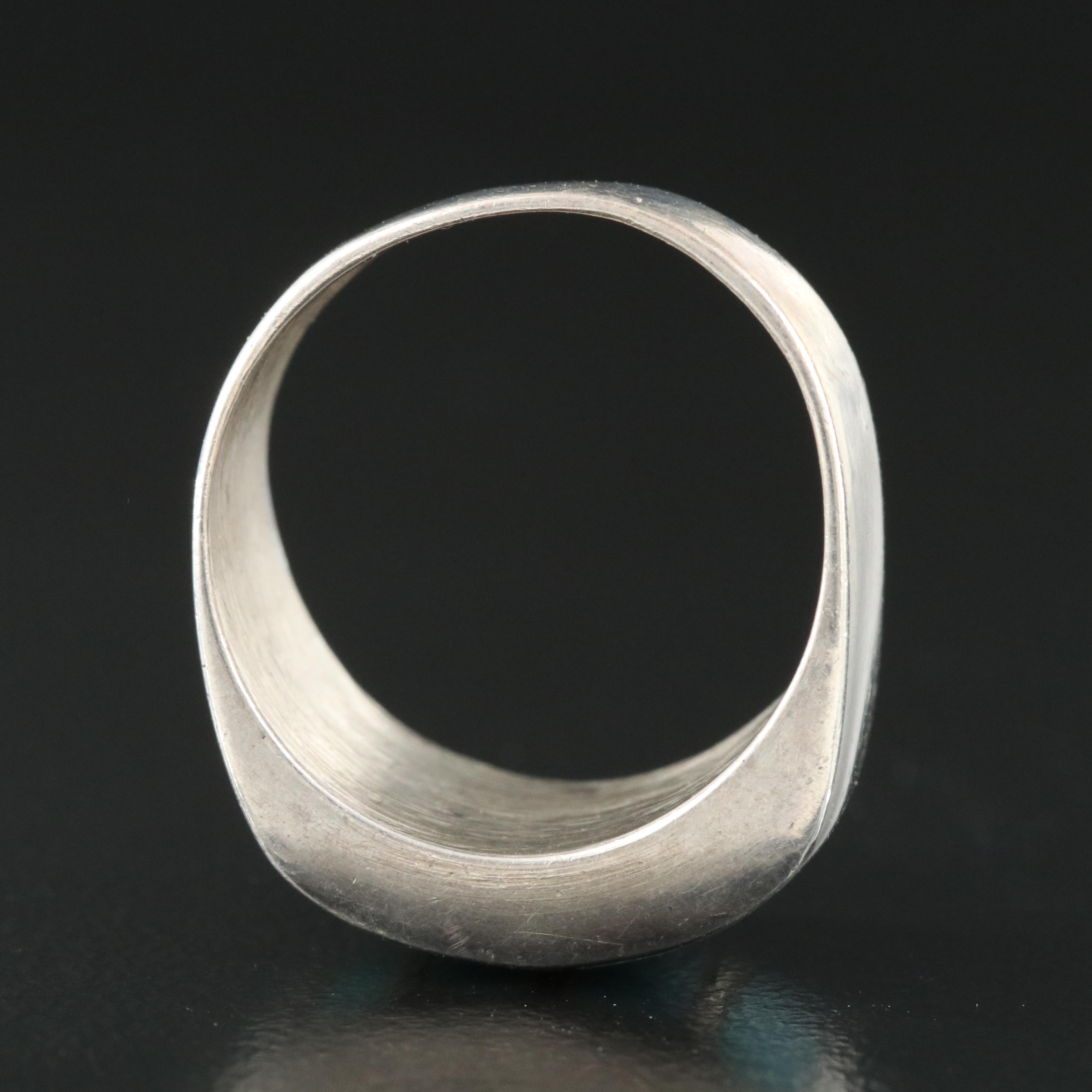 Sterling Turquoise Inlay Ring