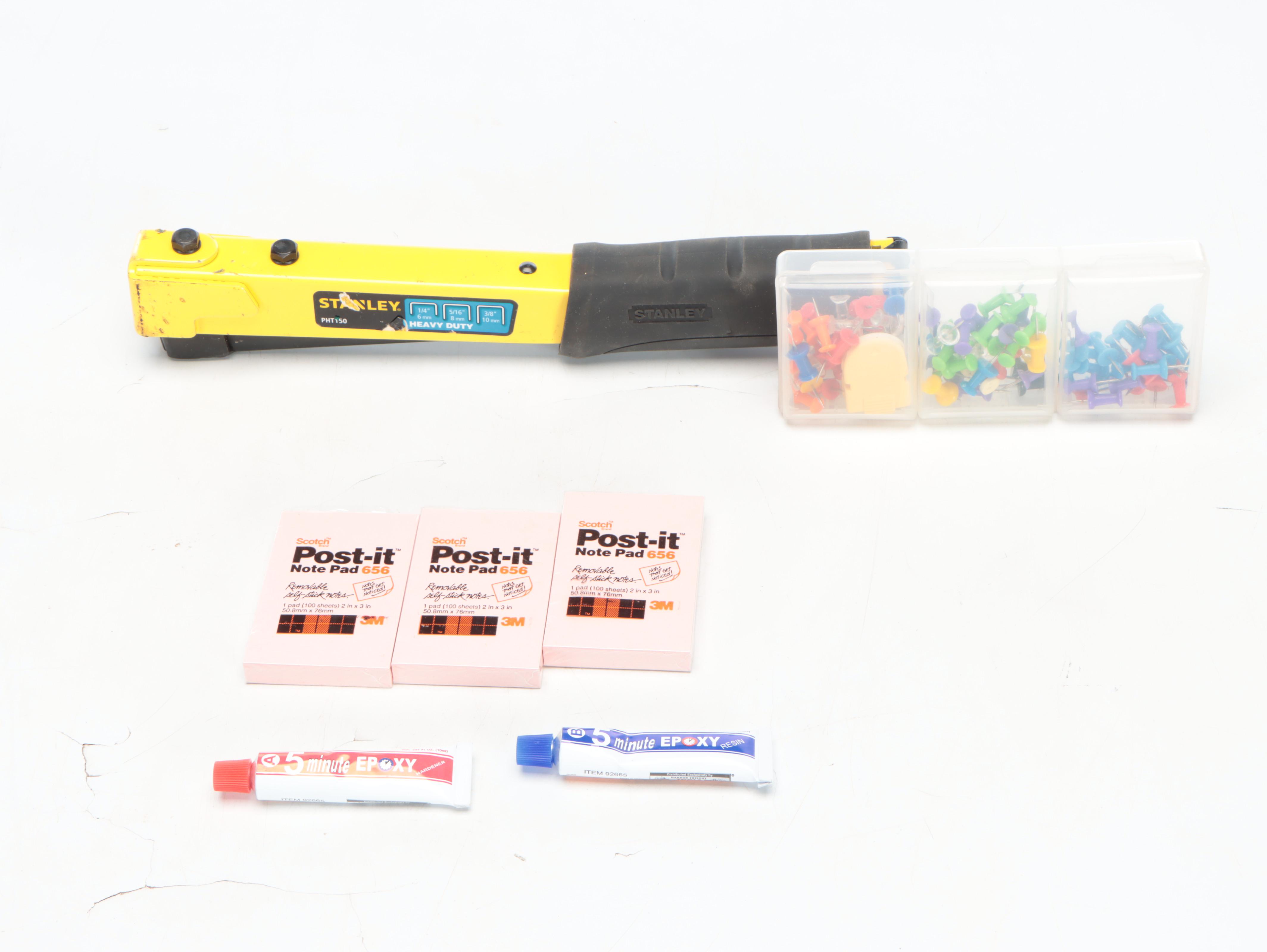 Arrow Electric Nail Gun with Harbor Freight Tools Mini Pliers Set and More