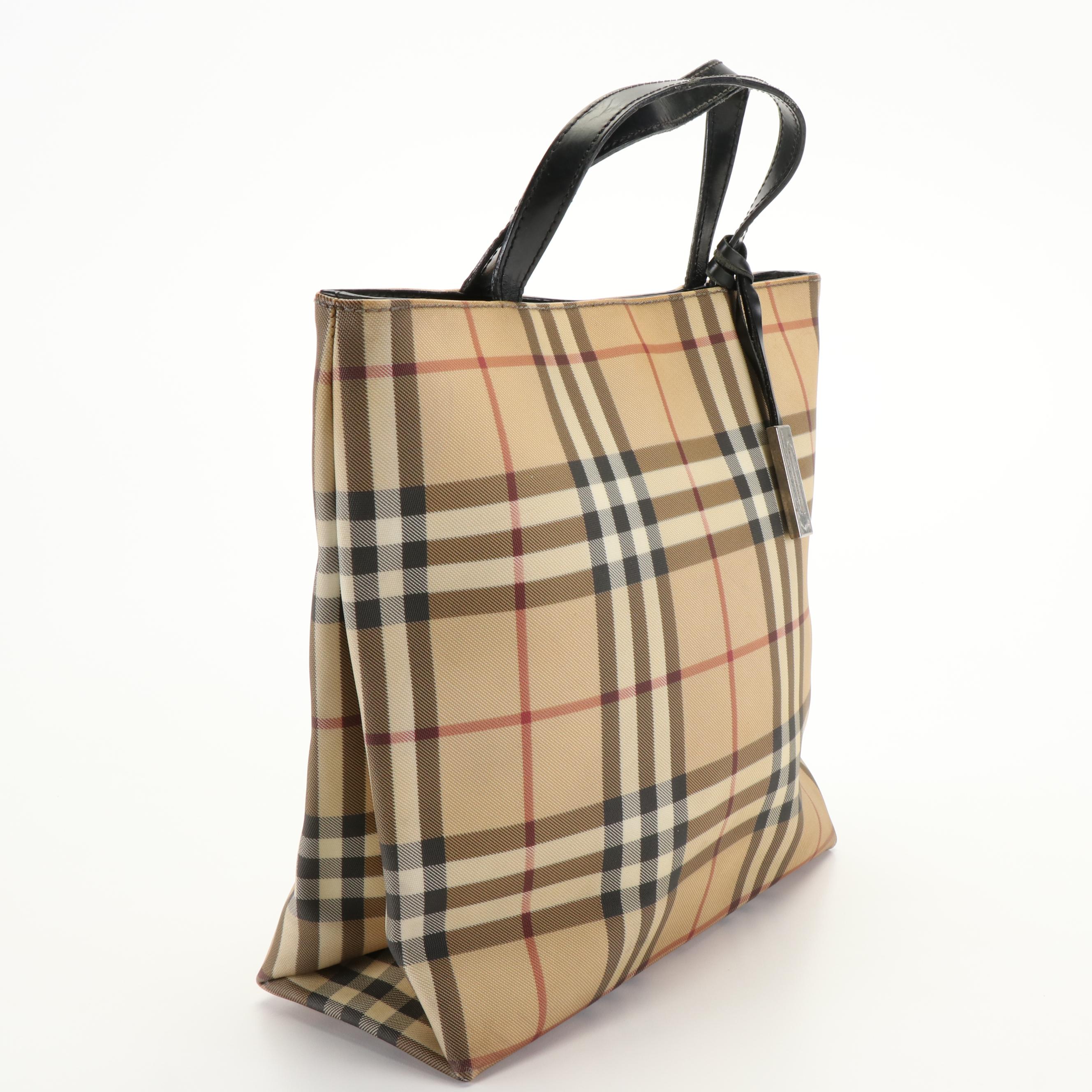 Burberry House Check Canvas Tote