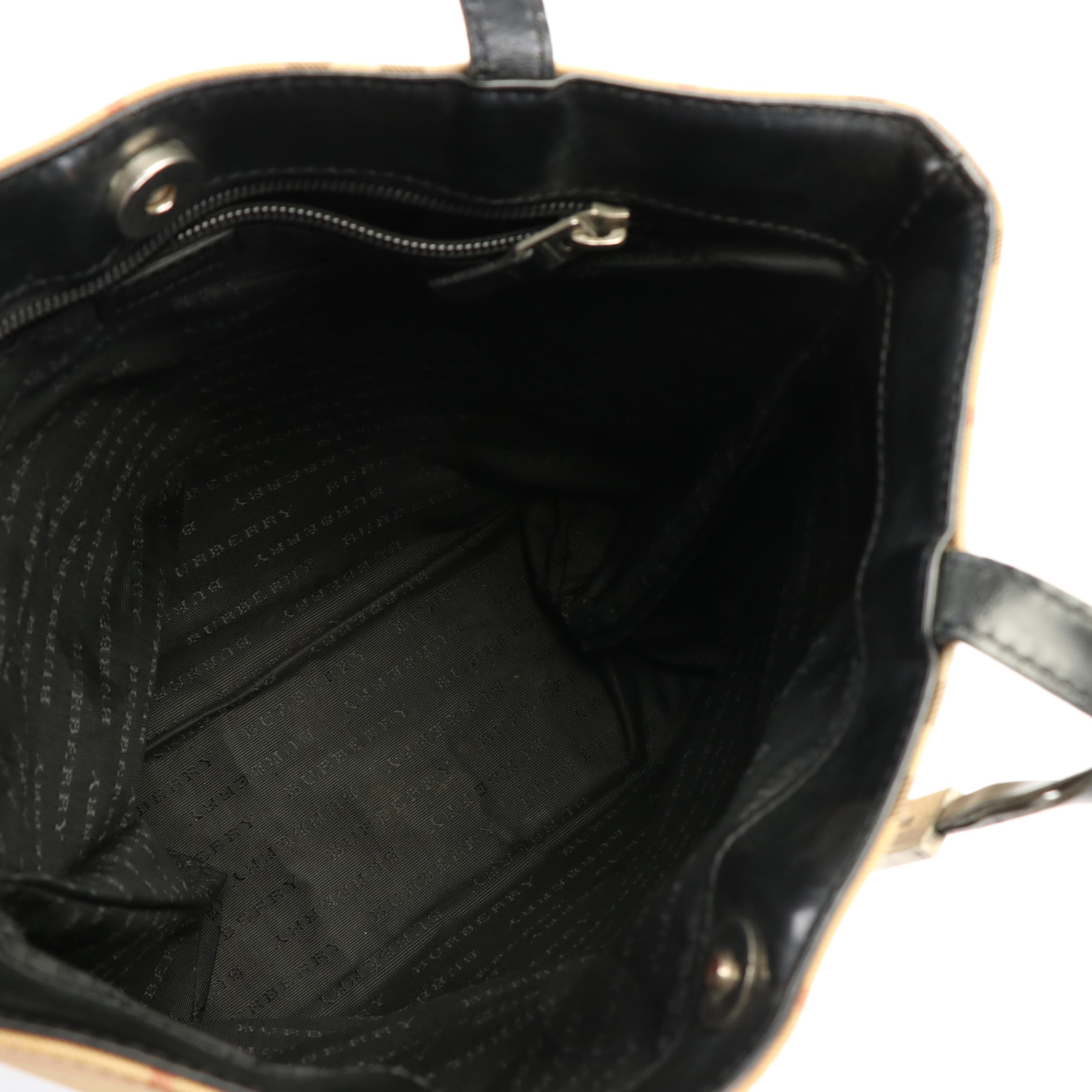 Burberry House Check Canvas Tote