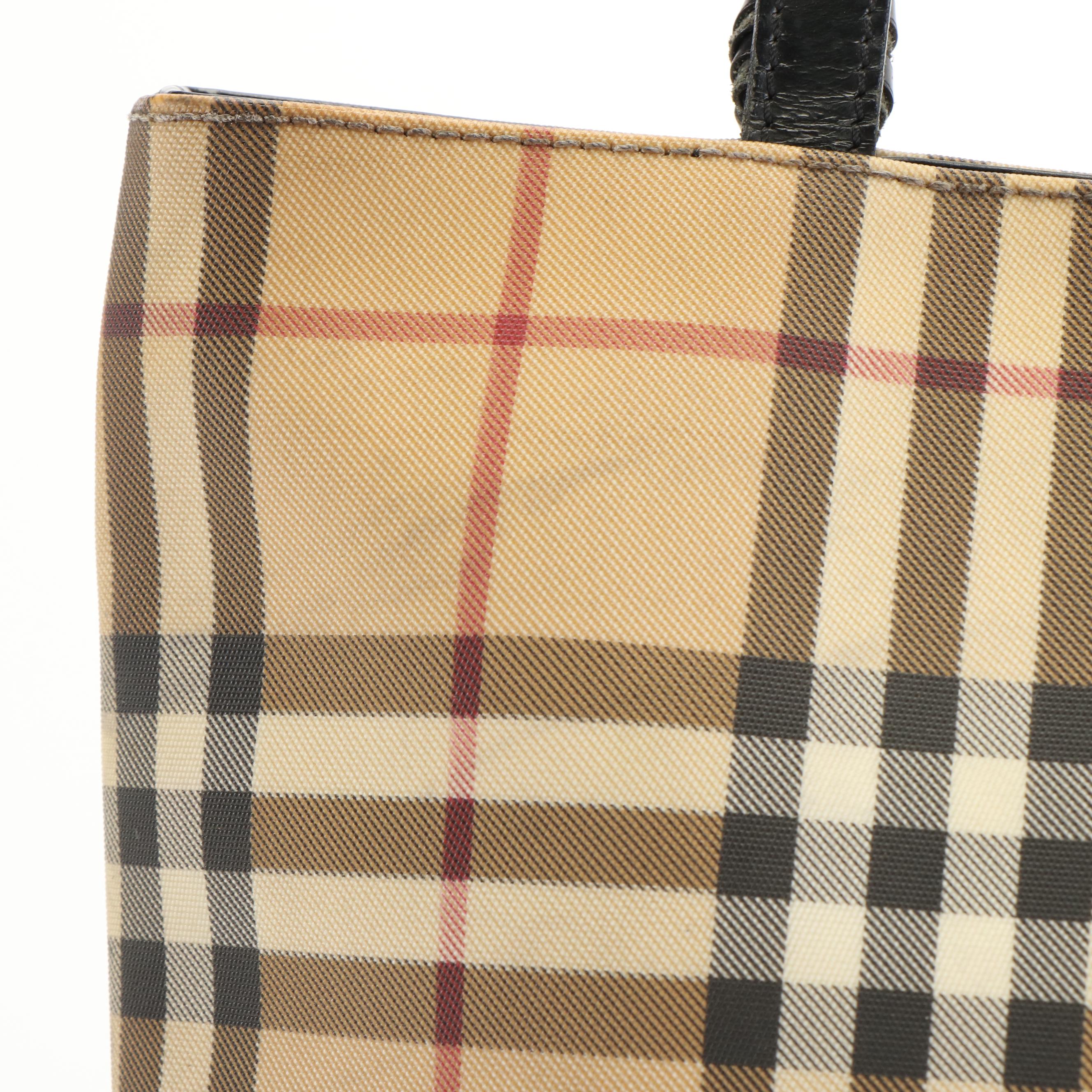 Burberry House Check Canvas Tote
