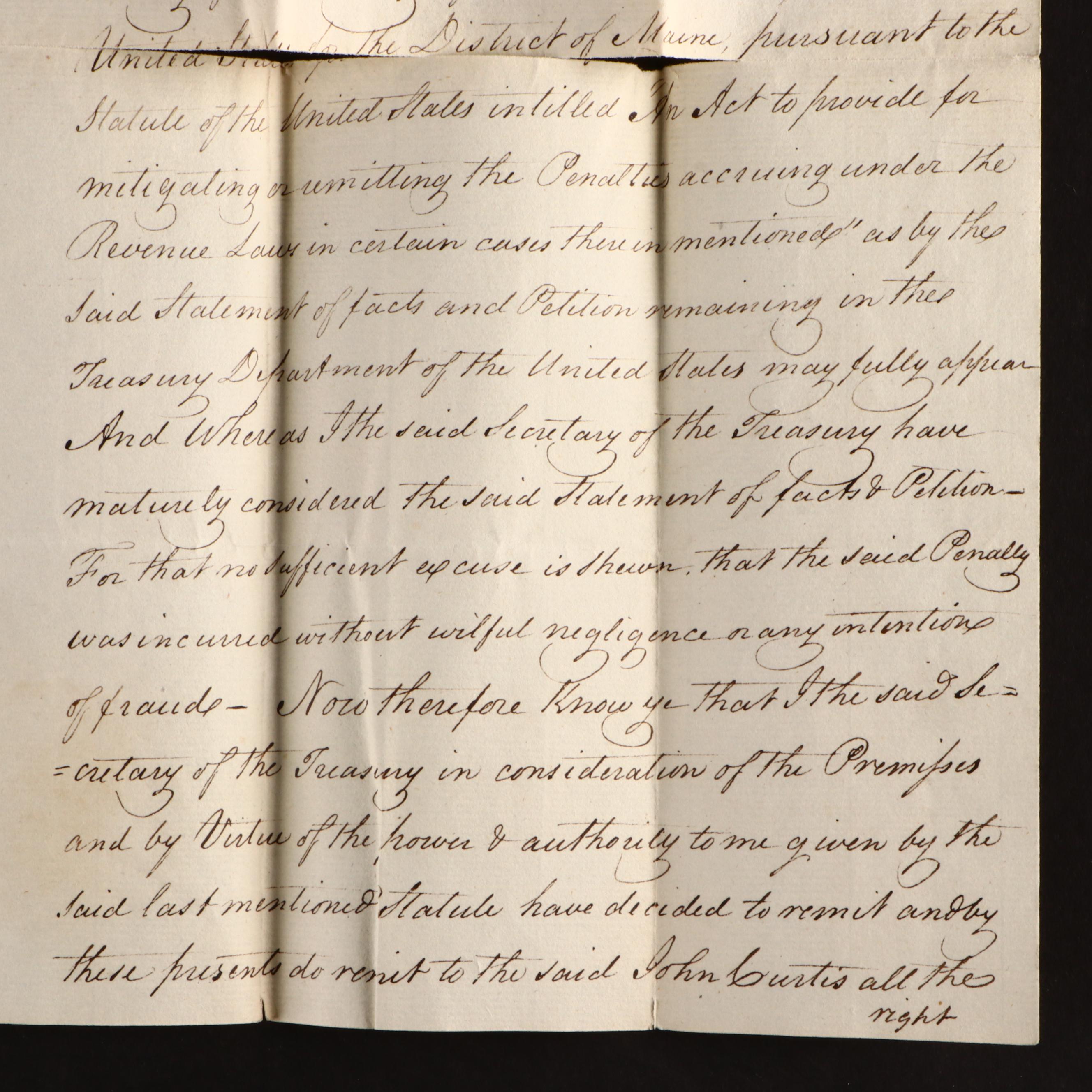 Alexander Hamilton Manuscript Document Signed, Dated 1795